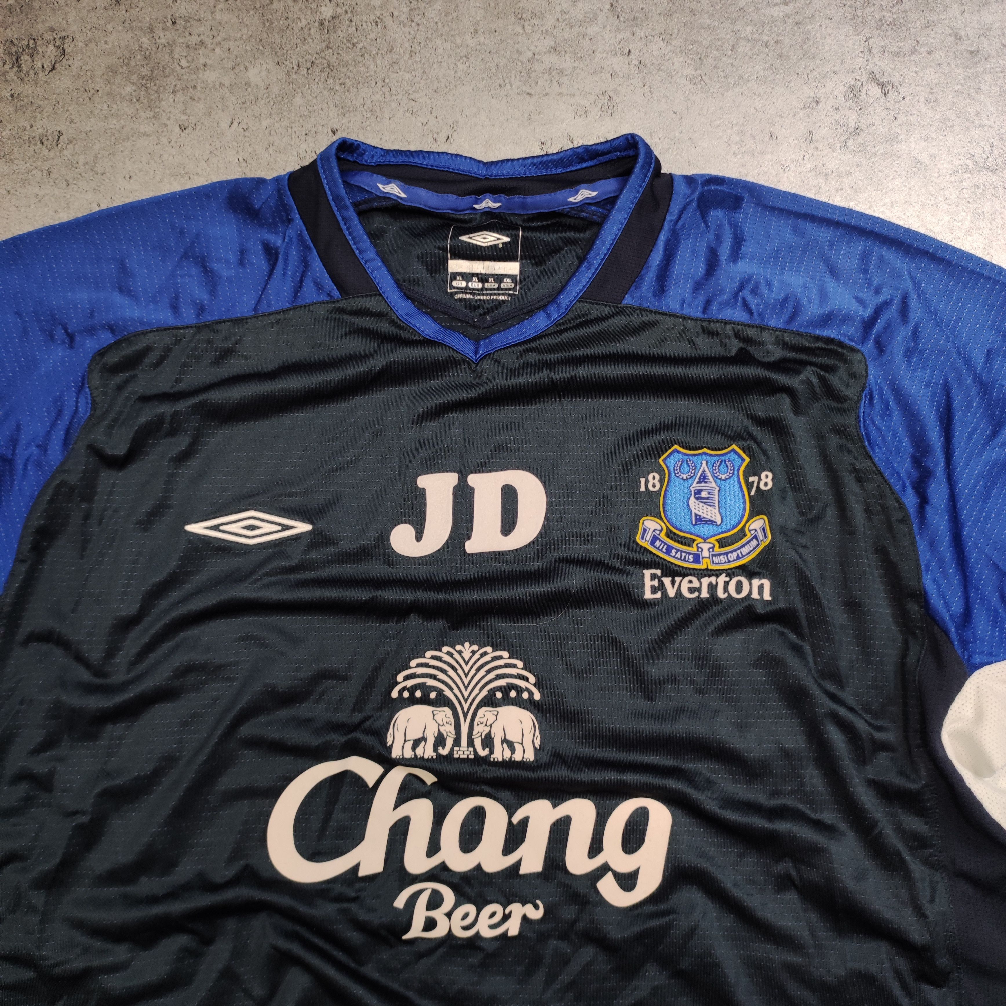 Vintage RARE Vintage Everton Umbro Changa 2000 Football Jersey Size US XXL / EU 58 / 5 - 5 Thumbnail