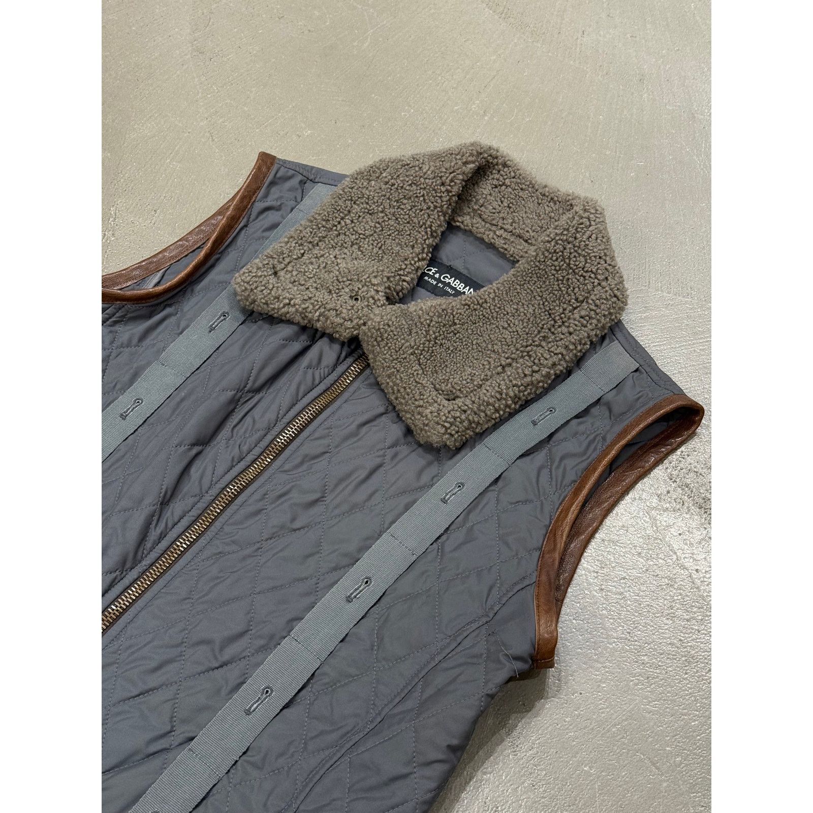 Dolce & Gabbana 2003 Dolce & Gabbana aviator shearling vest Size US M / EU 48-50 / 2 - 4 Thumbnail