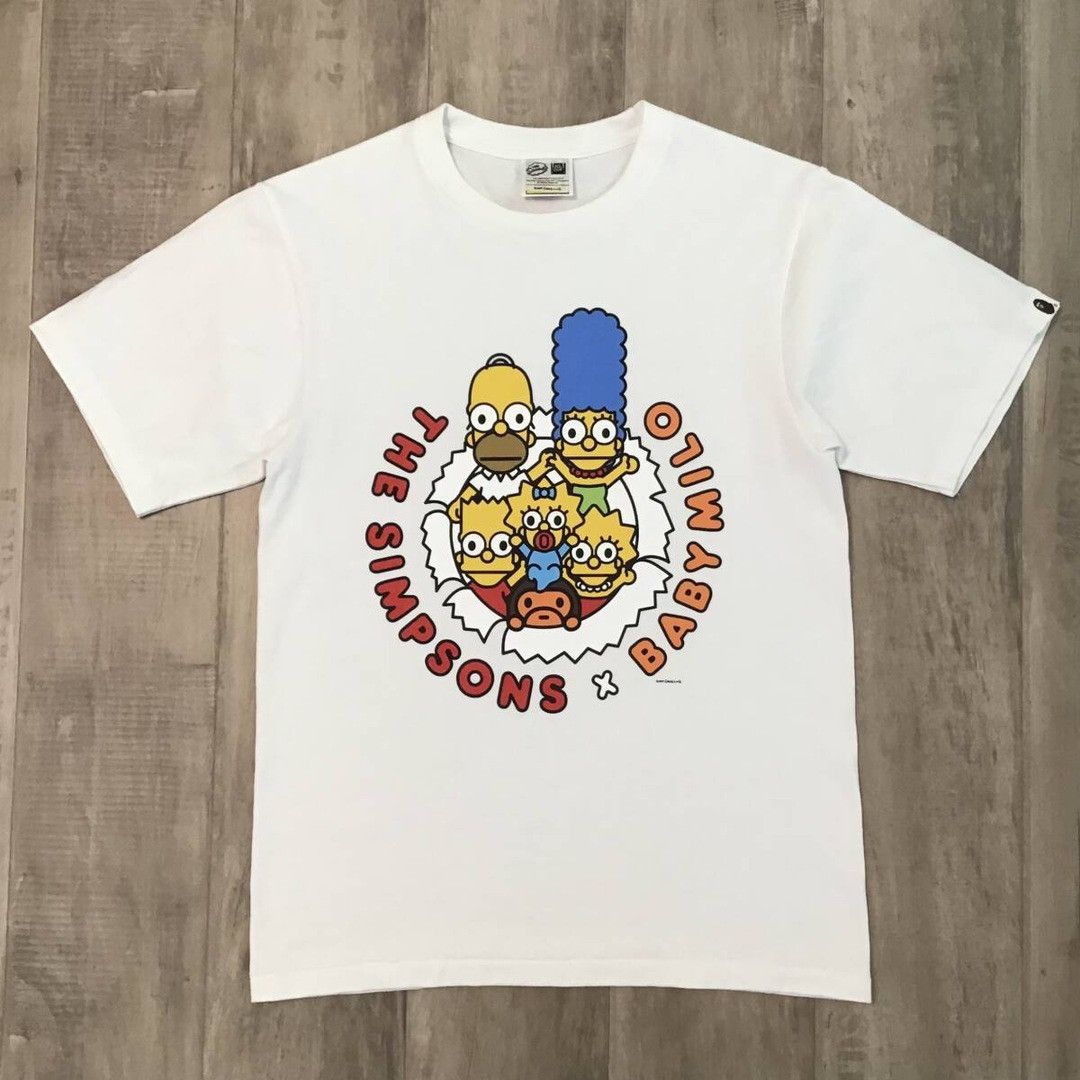 Bape BAPE × THE SIMPSONS Milo T-shirt a bathing ape Size US S / EU 44-46 / 1 - 1 Thumbnail