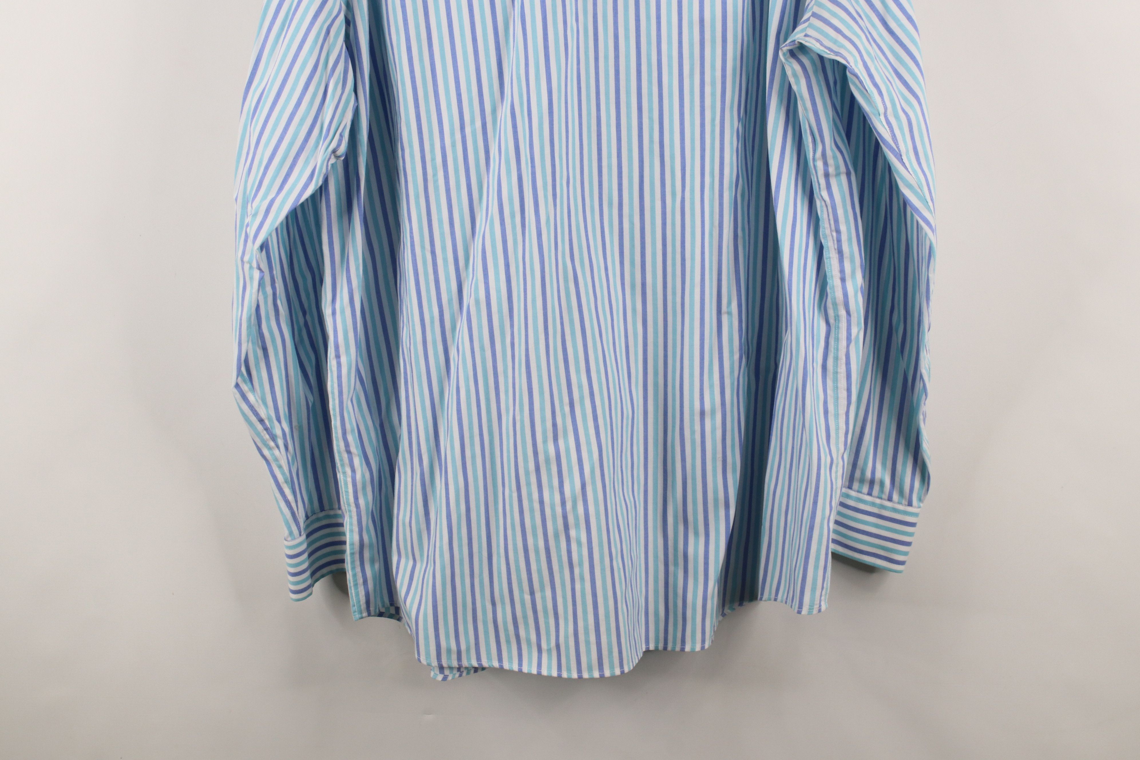 L.L. Bean × Vintage Vintage LL Bean Wrinkle Resistant Striped Button Down Shirt Size US XL / EU 56 / 4 - 9 Thumbnail