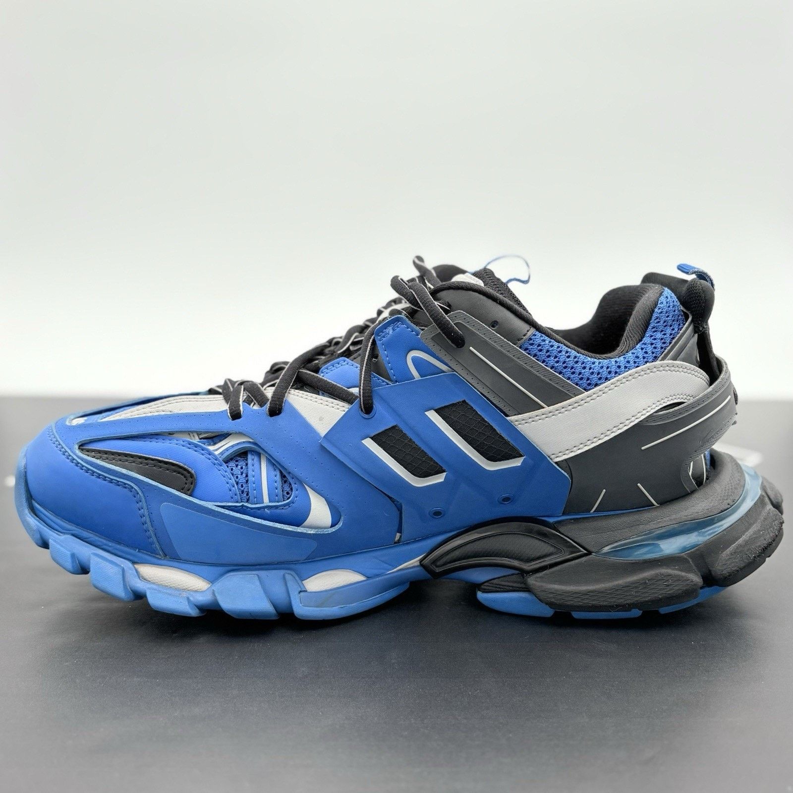 Balenciaga Balenciaga Track Sneaker ' Blue Black ' | SUPER CLEAN! Size US 13 / EU 46 - 4 Thumbnail