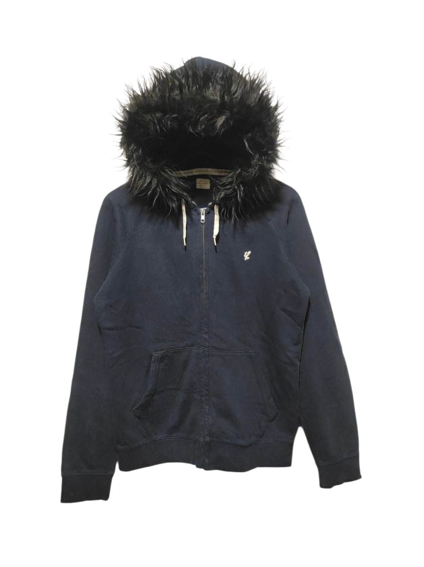 Hysteric Glamour Back Number Zipper Fur Hoodie i6w9 Lgb Style navy Size US M / EU 48-50 / 2 - 1 Thumbnail