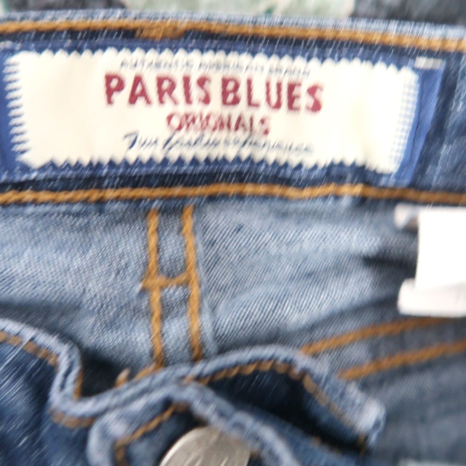 Vintage VINTAGE Paris Blues 90s Bootcut Jeans Women Juniors Size 7 Blue Denim Cotton Dark Wash Medium Rise 27" Inseam Size 28" / US 6 / IT 42 - 4 Thumbnail