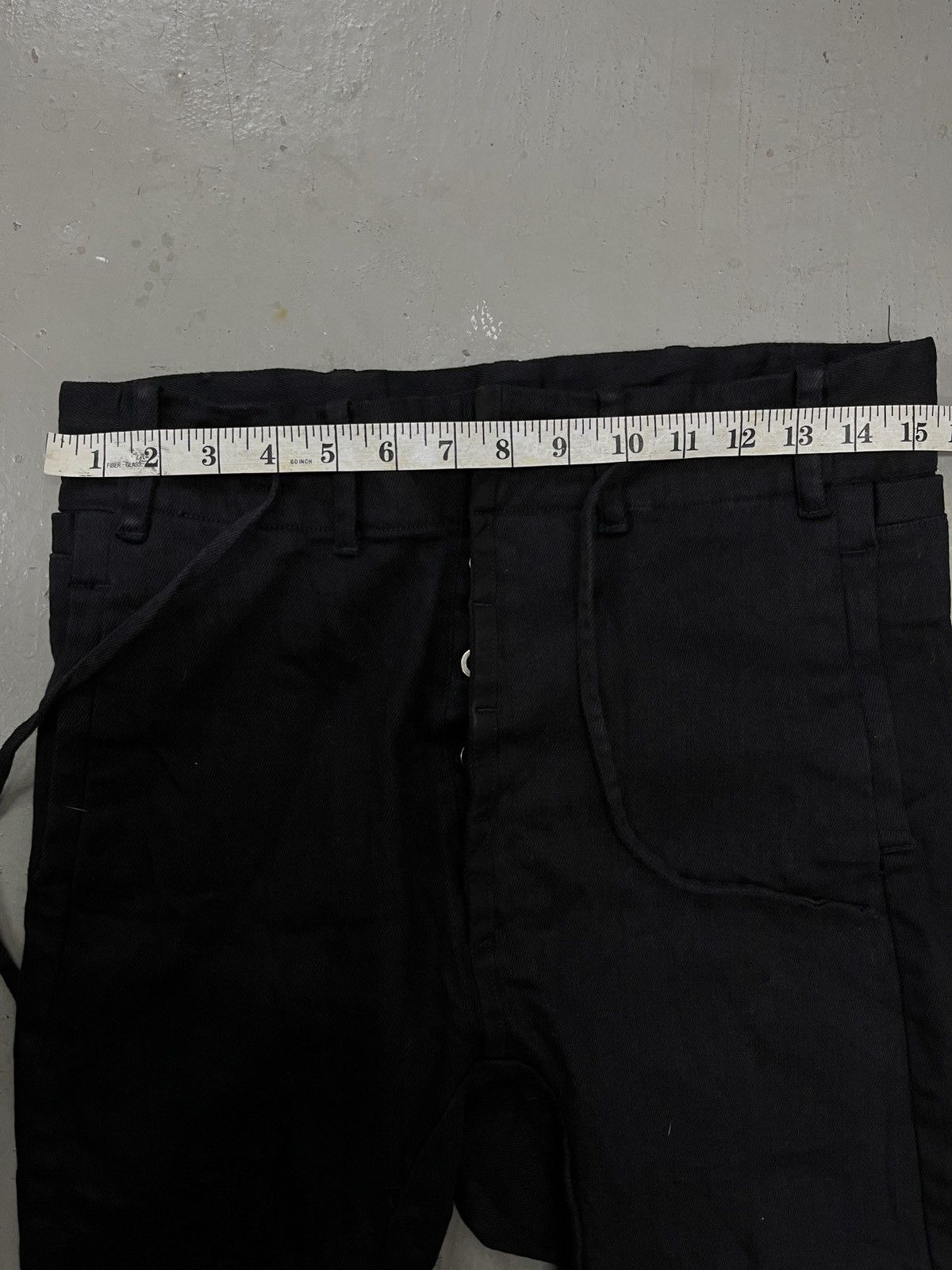 Boris Bidjan Saberi No Label Boris Bidjan Saberi Style Curved Pants Size US 31 - 11 Thumbnail