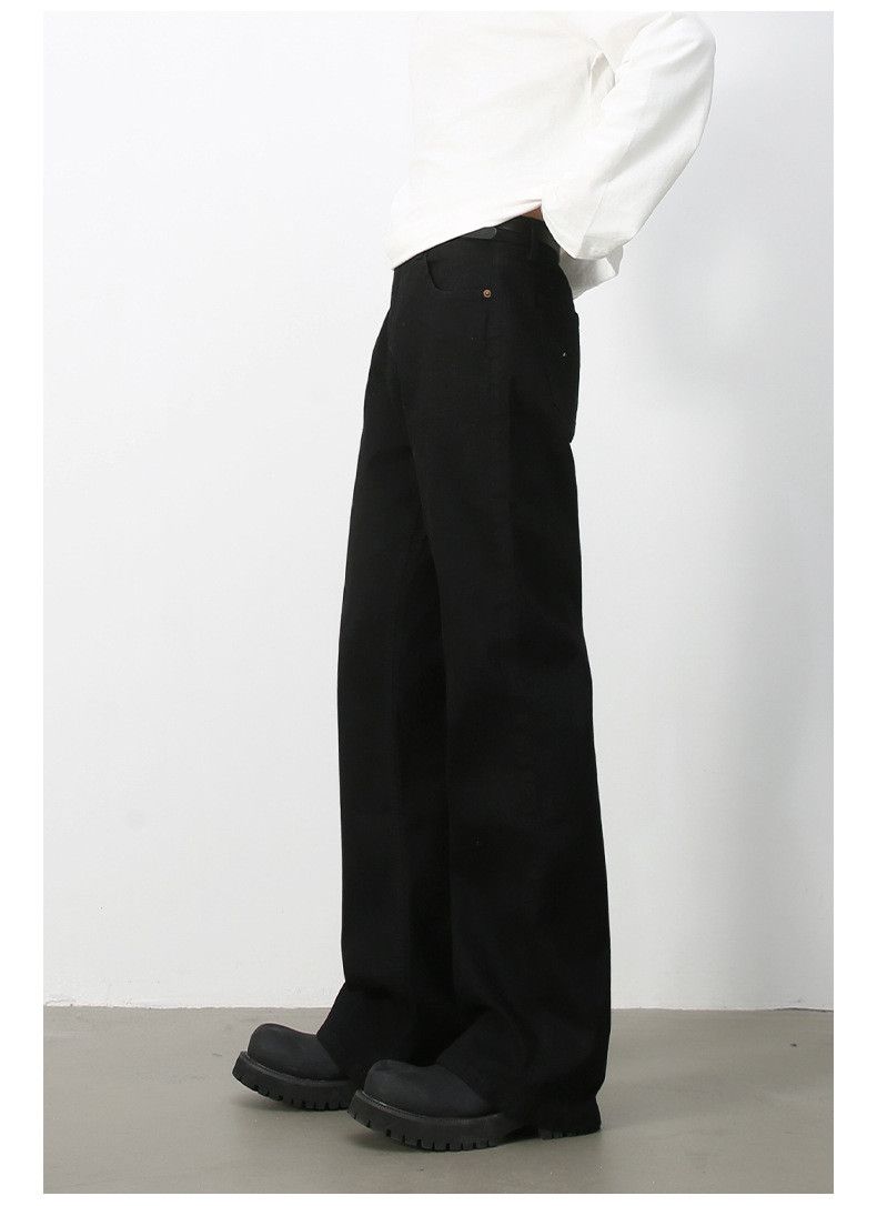 Japanese Brand × Jean Japanese retro solid color versatile flared casual jeans Size US 32 / EU 48 - 5 Thumbnail