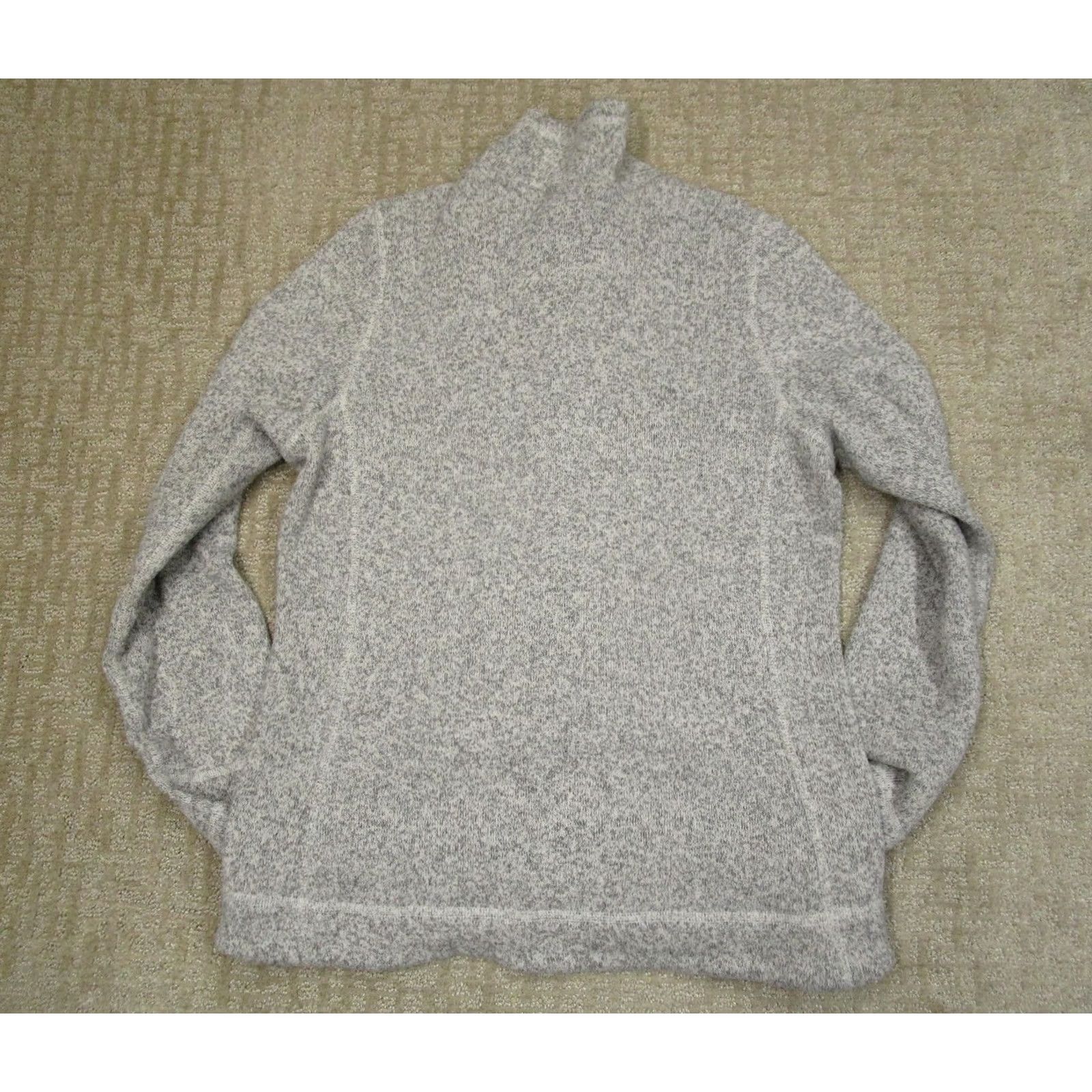 The North Face The North Face Jacket Women Large Gray Full Zip Fleece Outdoor Outdoor Sportwear Jacket Size L / US 10 / IT 46 - 3 Thumbnail