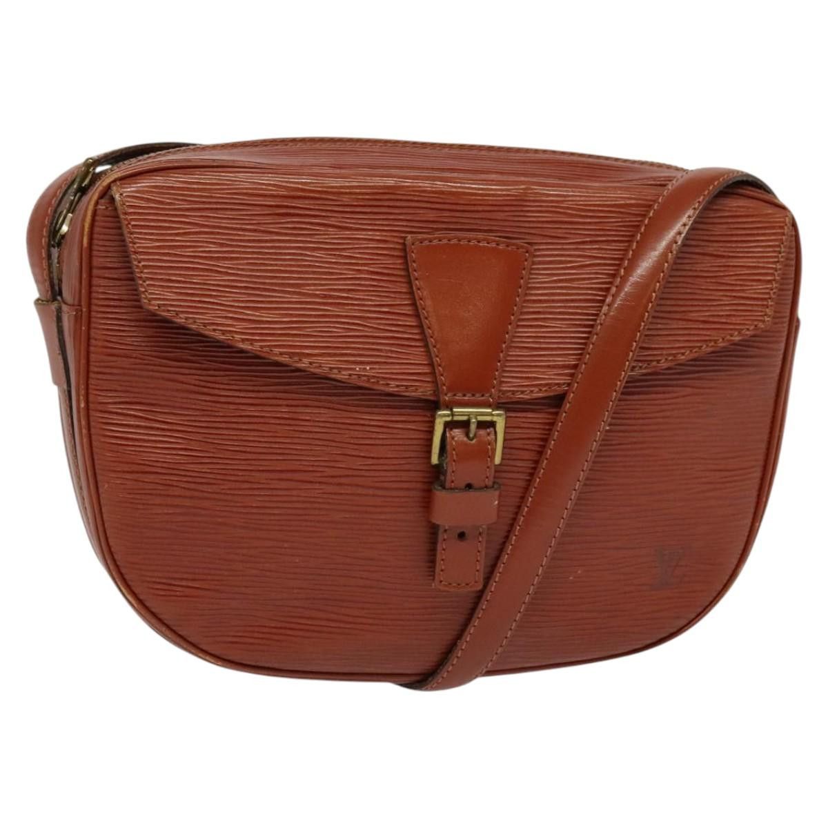 Louis Vuitton LOUIS VUITTON Epi Jeune Fillemm Shoulder Bag Brown M52153 Size ONE SIZE - 1 Thumbnail