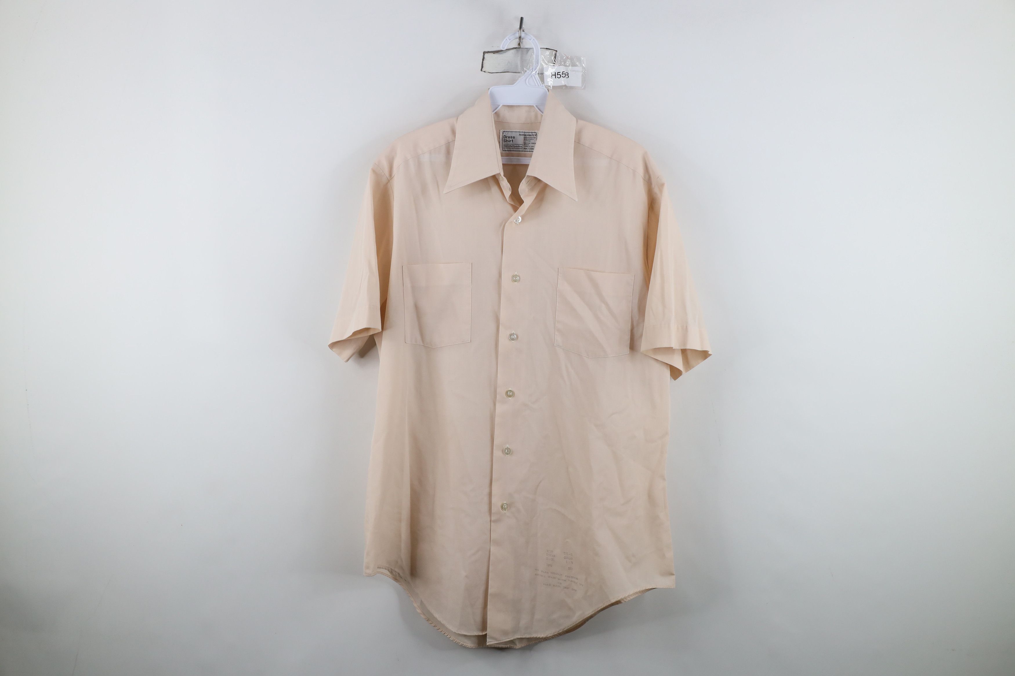 Vintage Vintage 70s Streetwear Short Sleeve Collared Button Shirt Size US M / EU 48-50 / 2 - 1 Thumbnail