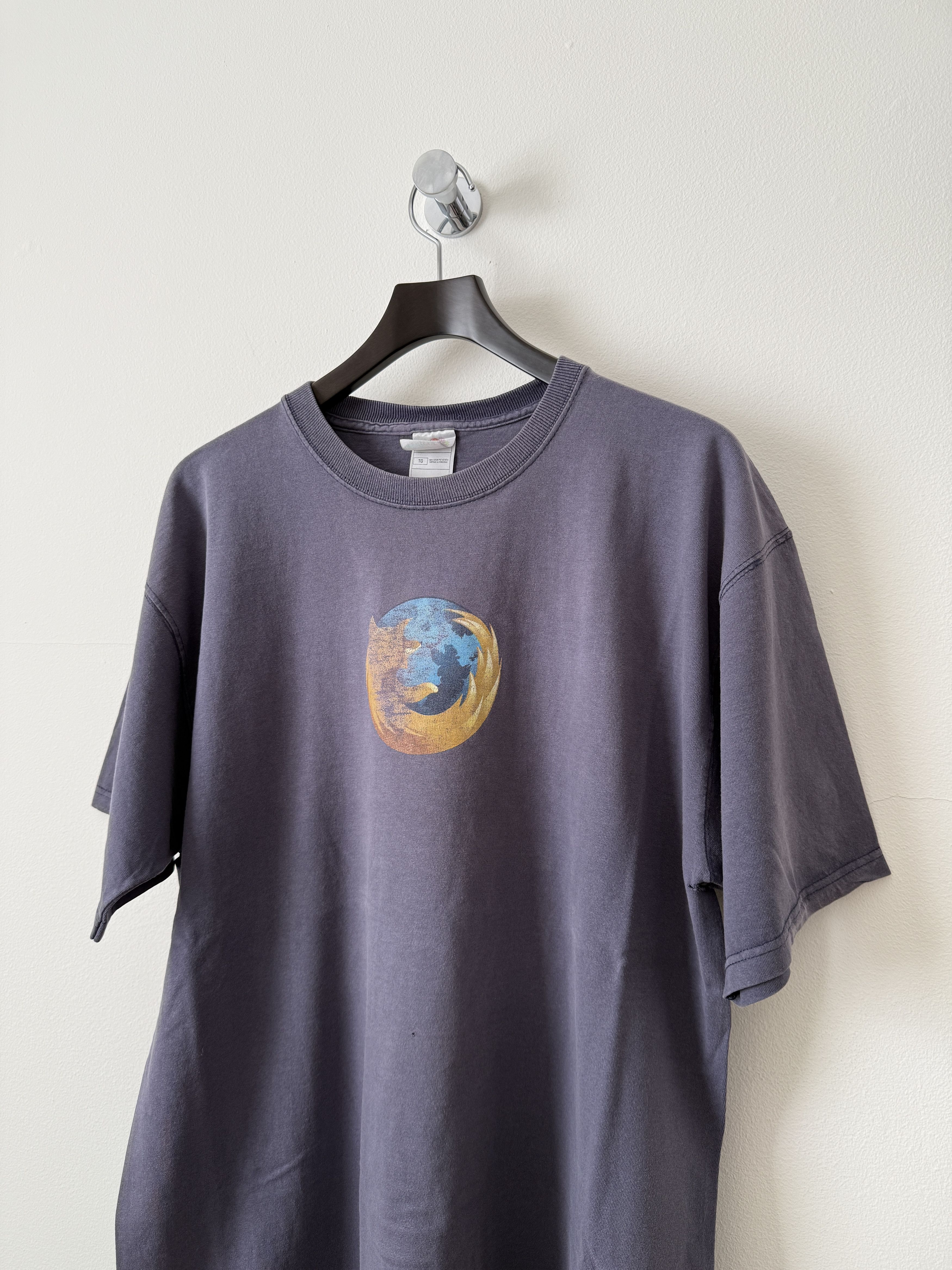 Fruit Of The Loom Vintage Mozilla Firefox Faded T-shirt Size US XL / EU 56 / 4 - 4 Thumbnail