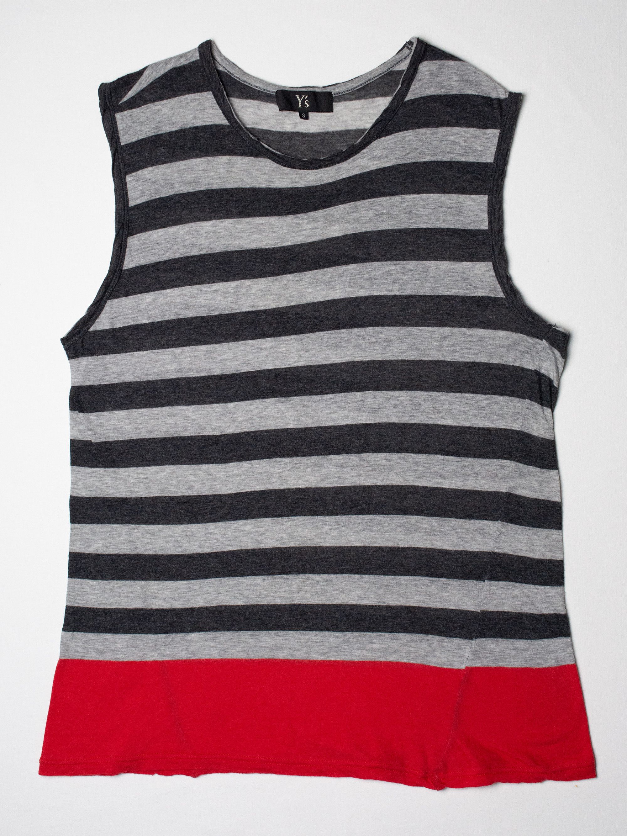 Yohji Yamamoto Y's - striped tank top - women's size 3 Size M / US 6-8 / IT 42-44 - 2 Thumbnail