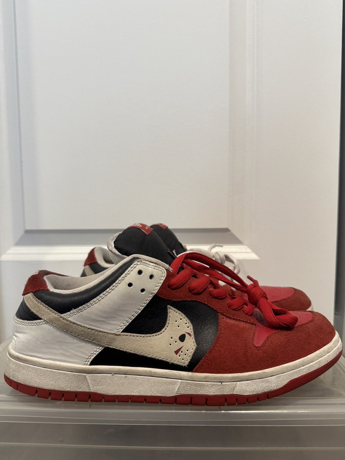 Warren Lotas Warren Lotas OG Red Jason Dunks Size US 10.5 / EU 43-44 - 1 Thumbnail