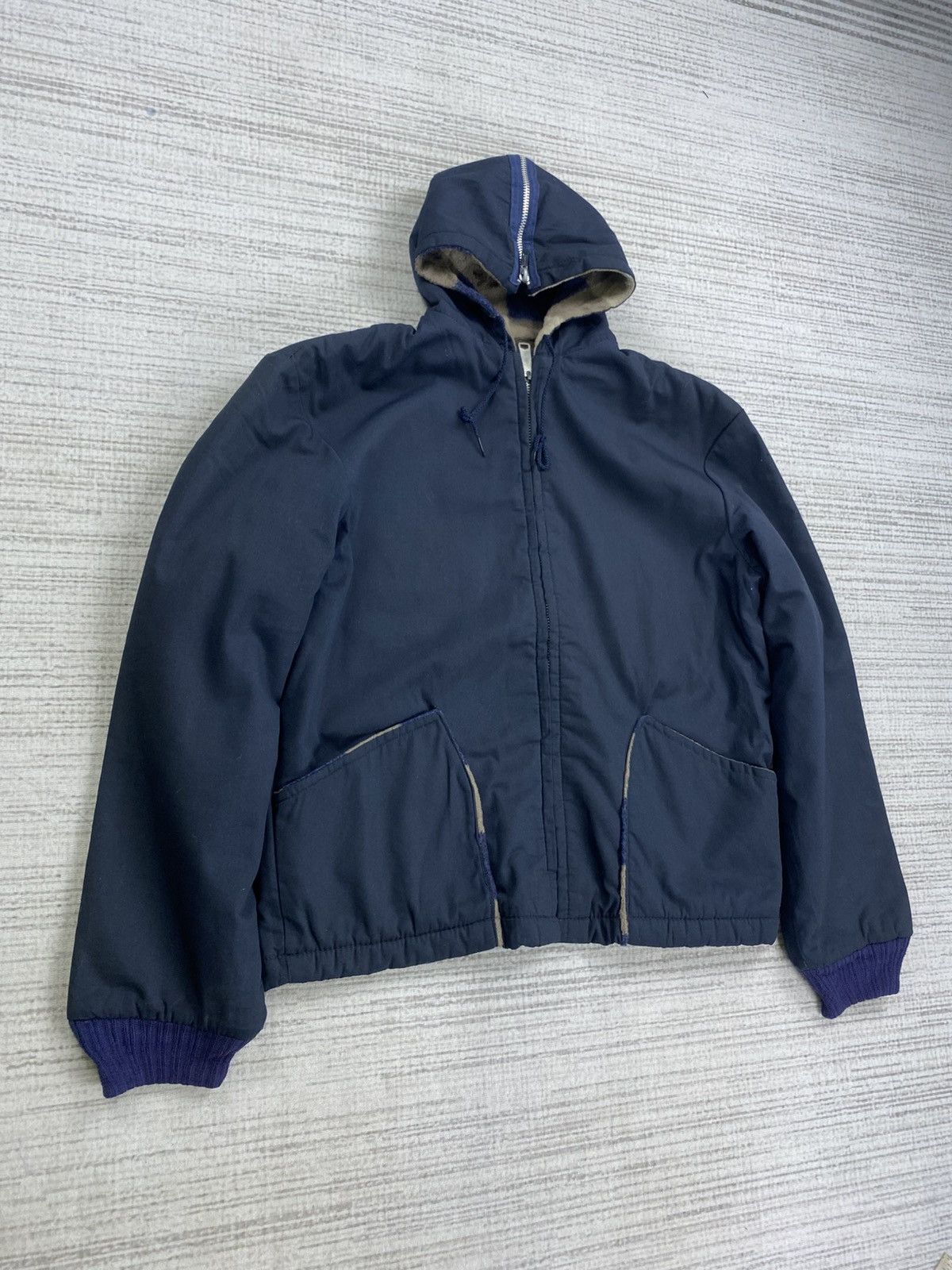 Vintage Vintage 80s Weathercaster Made In USA Bomber Hoodie Jacket Size US M / EU 48-50 / 2 - 3 Thumbnail