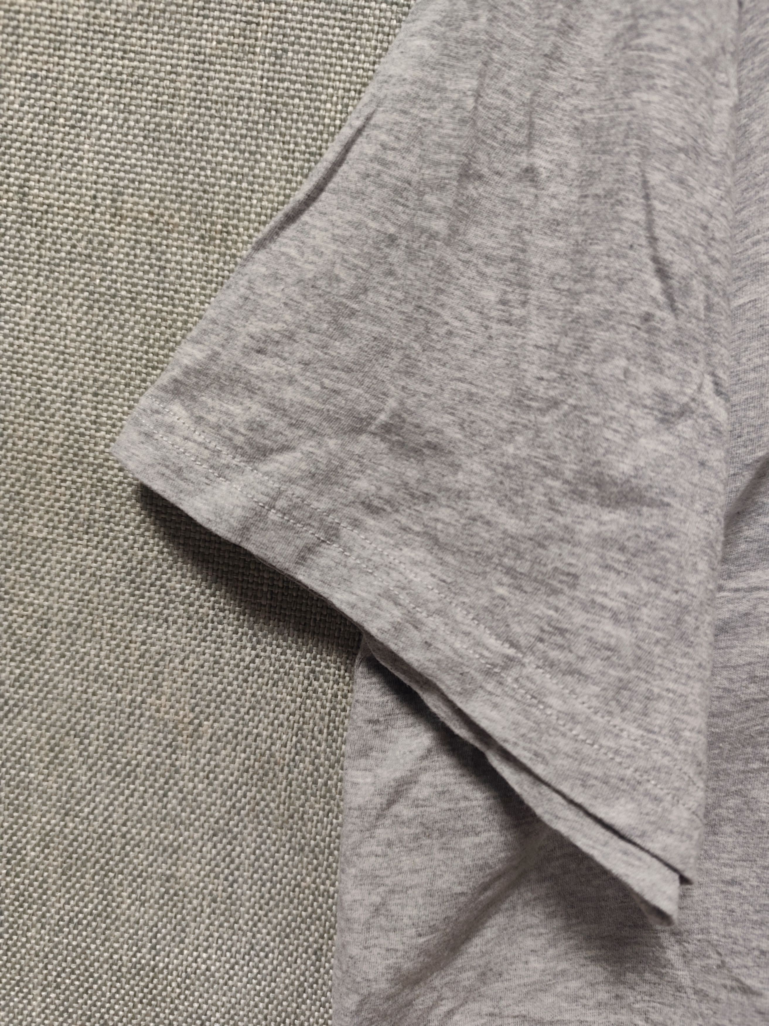 Miu Miu Miu Miu Logo Appliqué Cropped Tee - Heather Grey Size L / US 10 / IT 46 - 3 Thumbnail