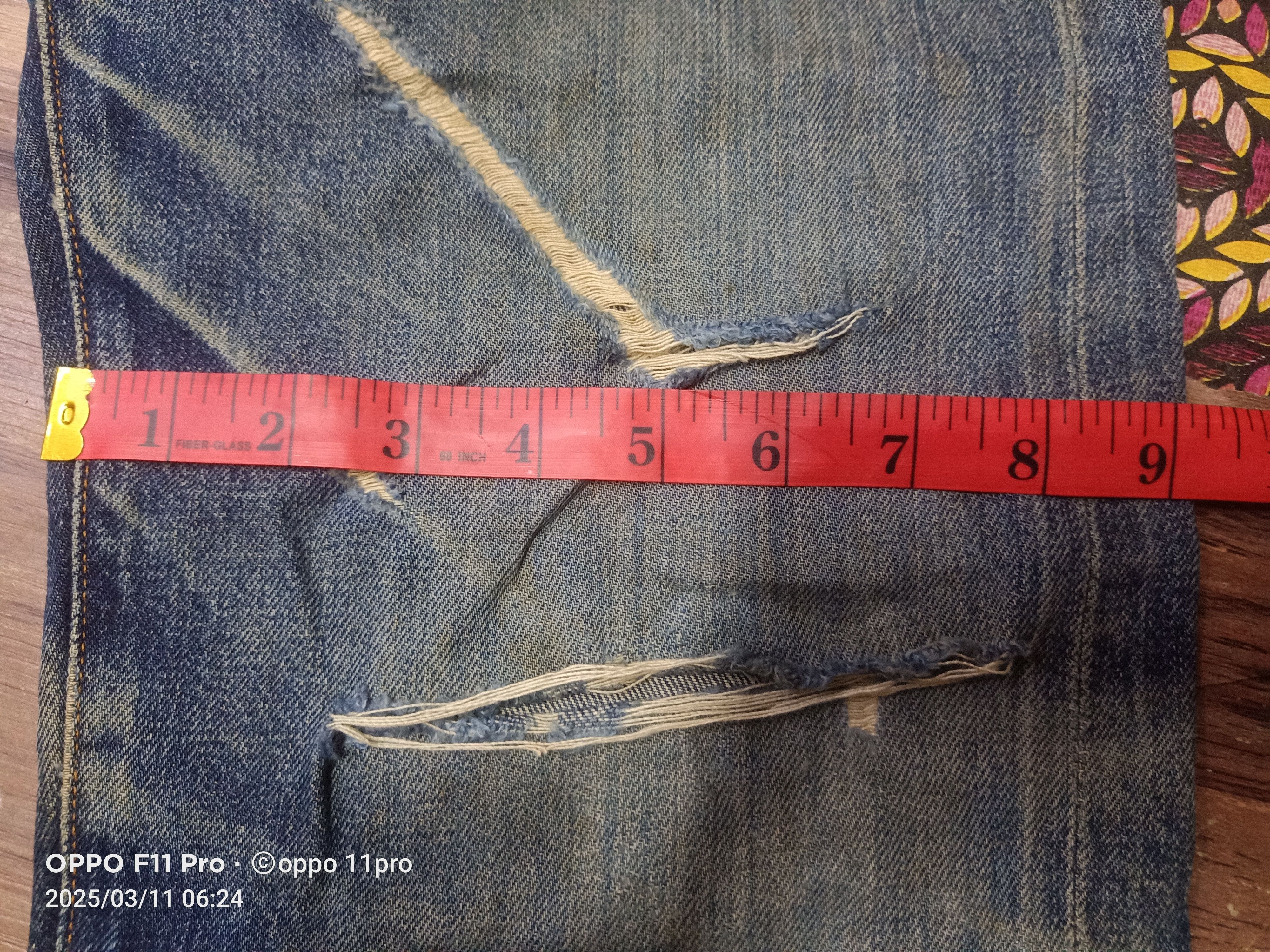 4GSELLER × Levi's Vintage Clothing Levis Vintage Clothing 551Z XX Trashed Red Selvedge Size US 30 / EU 46 - 22 Thumbnail