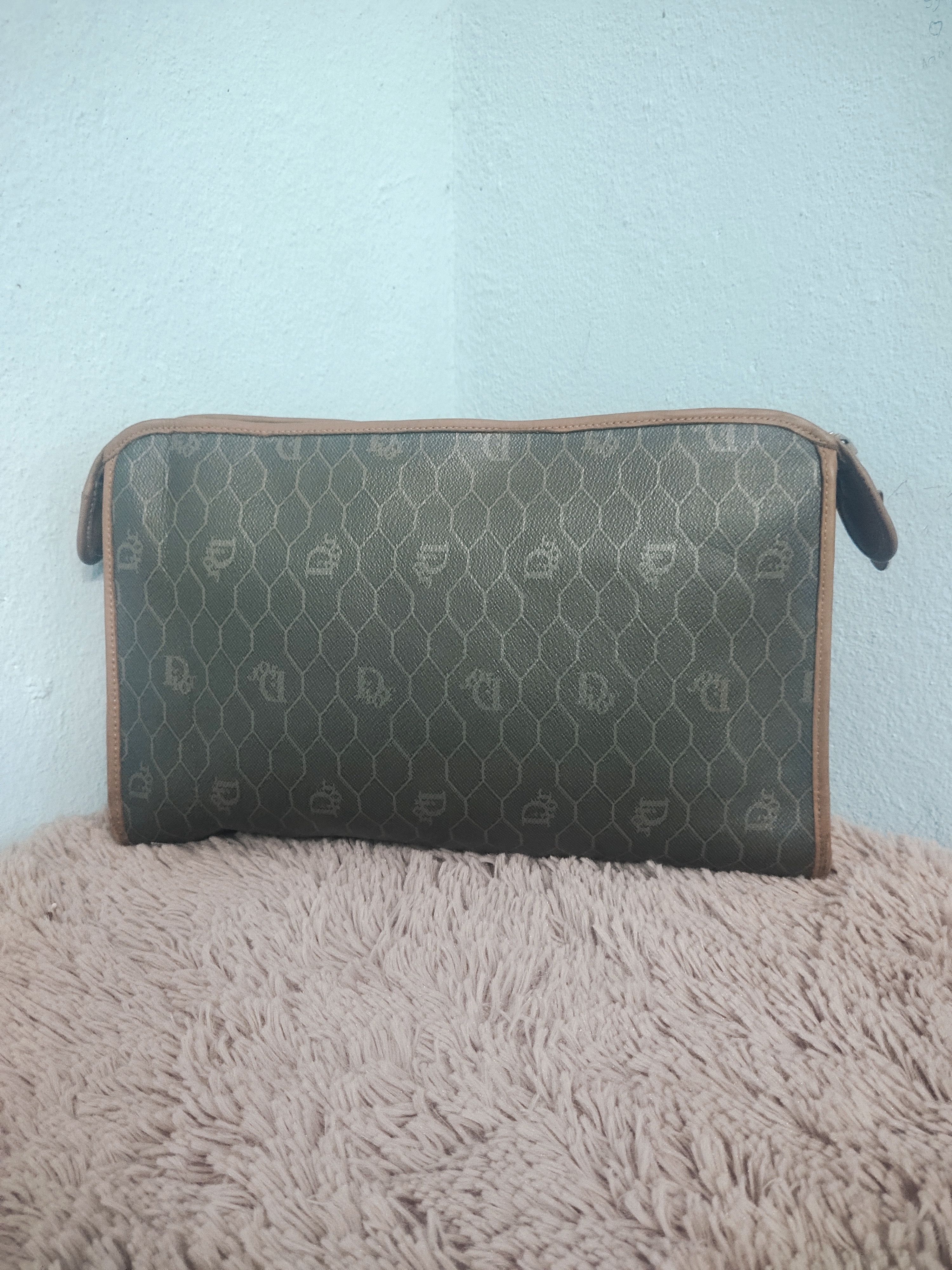 Christian Dior Monsieur × Dior Vintage Dior Macadam Monogram Clutch Bag Size ONE SIZE - 3 Thumbnail