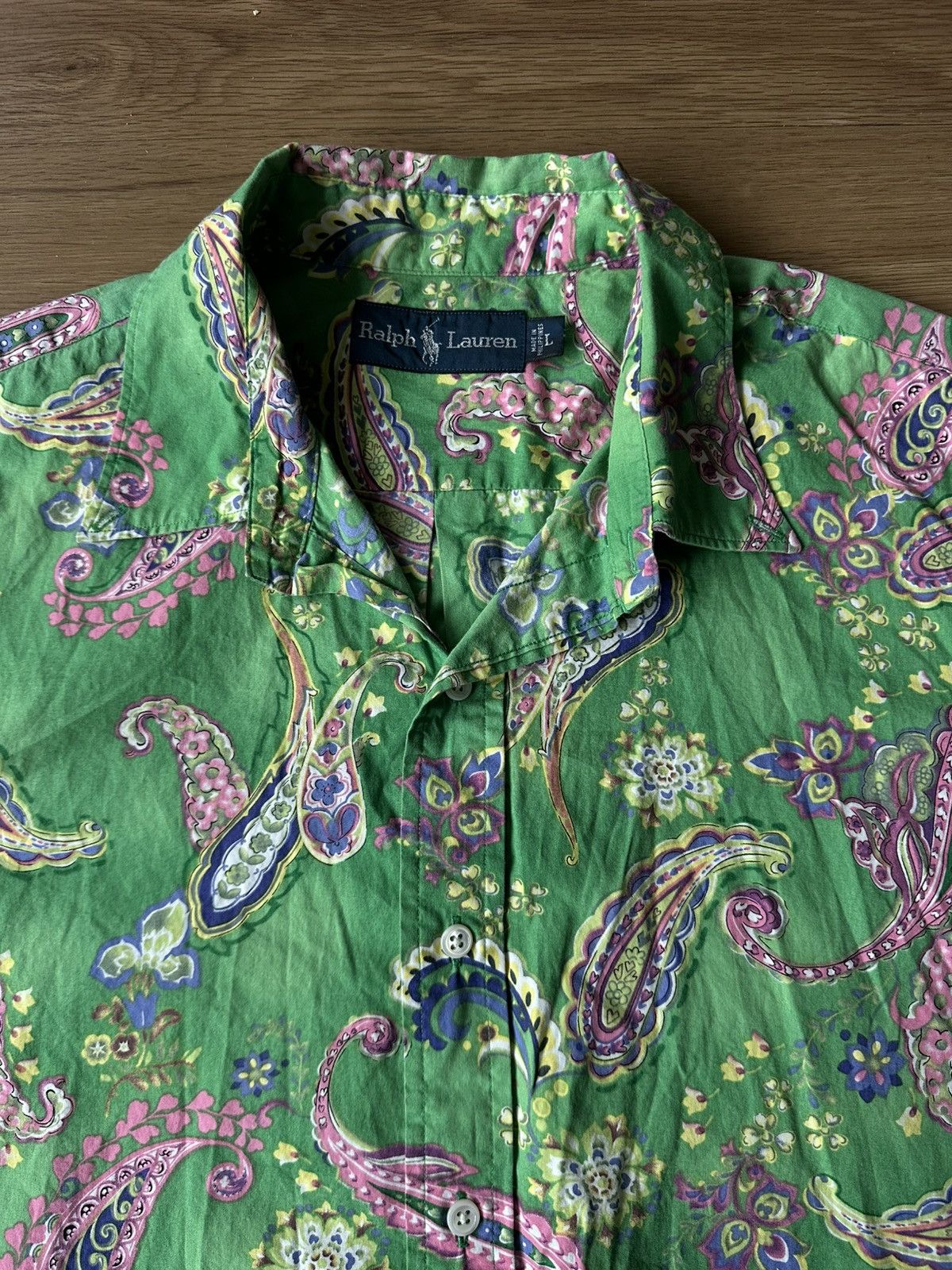 Polo Ralph Lauren Vintage 90s Polo Ralph Lauren Bandana Style Shirt Size US L / EU 52-54 / 3 - 4 Thumbnail