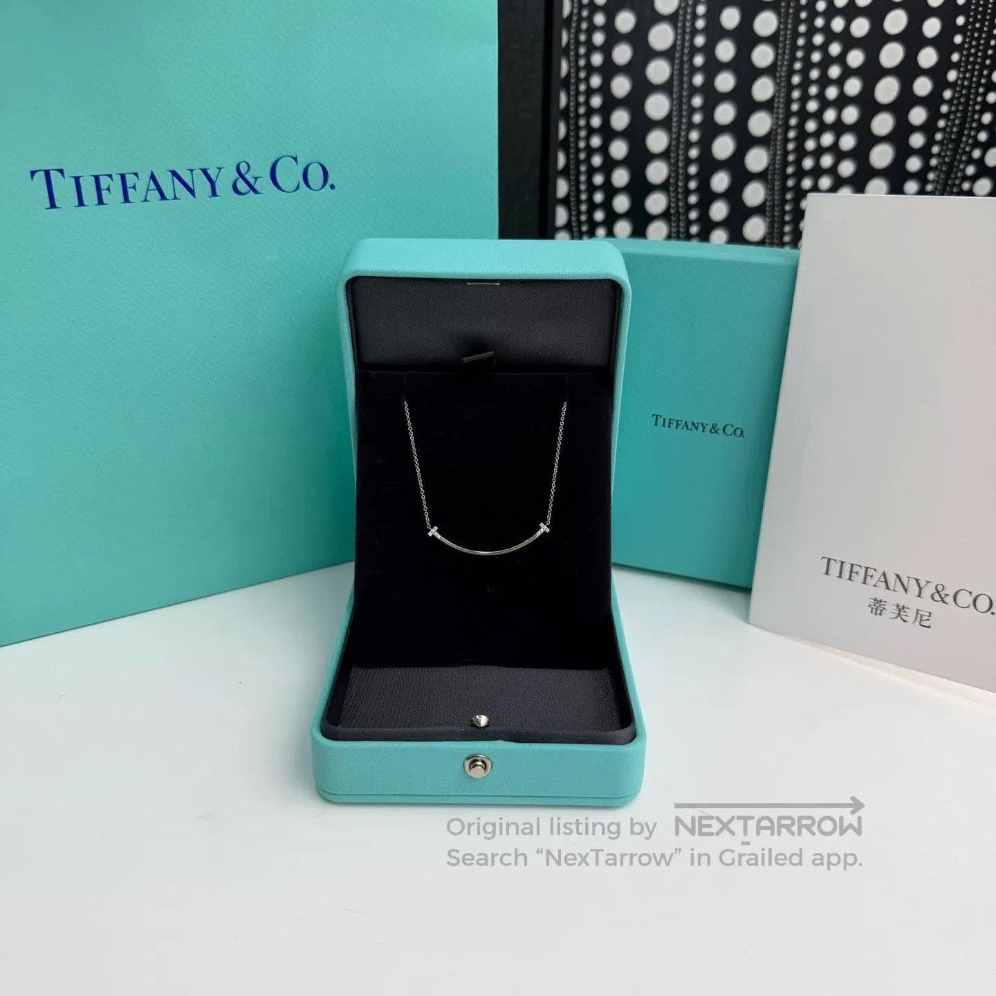 Tiffany & Co. Tiffany T Series Diamond Smile Necklace. Size ONE SIZE - 1 Thumbnail