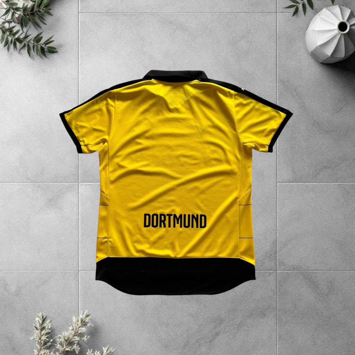 Puma BVB Borussia Dortmund 17/18 Home Jersey PUMA Yellow T-Shirt Size US L / EU 52-54 / 3 - 2 Thumbnail
