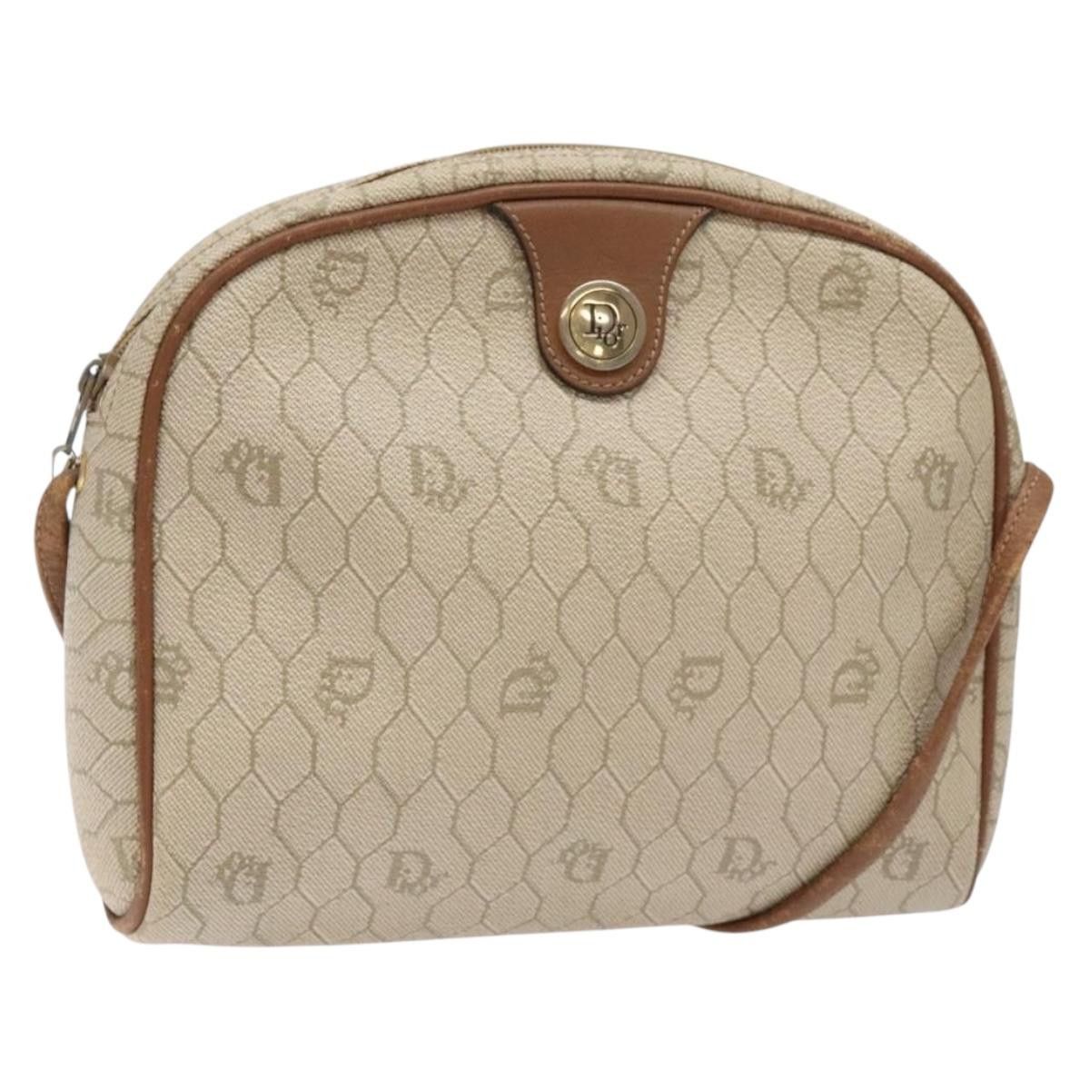 Dior DIOR Honeycomb Canvas Shoulder Bag Pvc Beige Gold Size ONE SIZE - 1 Thumbnail