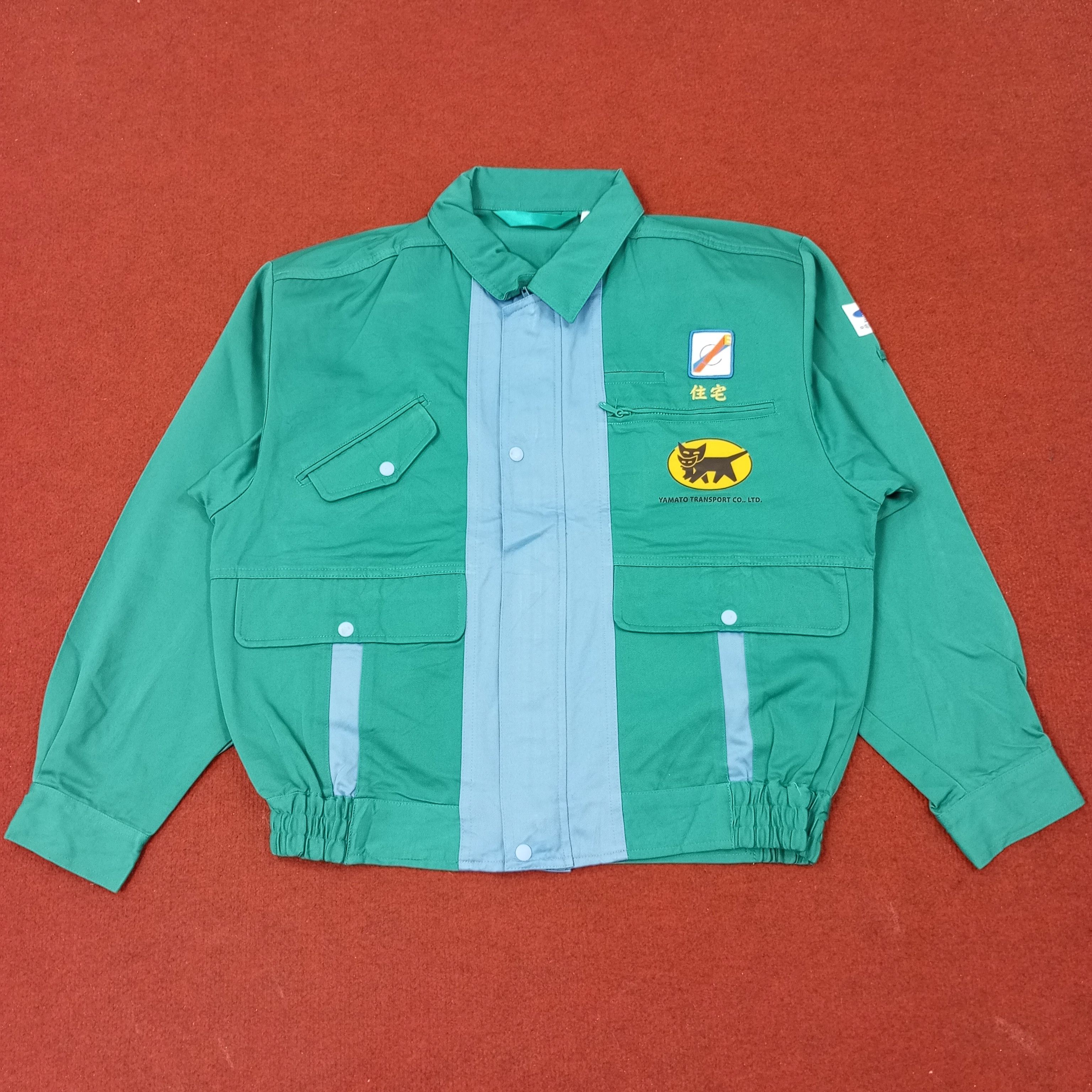 Vintage Yamato Transport Japanese Workwear Custom Jacket c243n27 Size US L / EU 52-54 / 3 - 3 Thumbnail