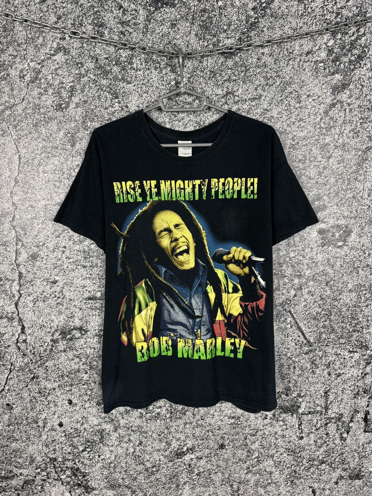 Band Tees Men’s Bob Marley T-Shirt Vintage Music Rap Hip-Hop Tee Sz L Size US L / EU 52-54 / 3 - 1 Thumbnail