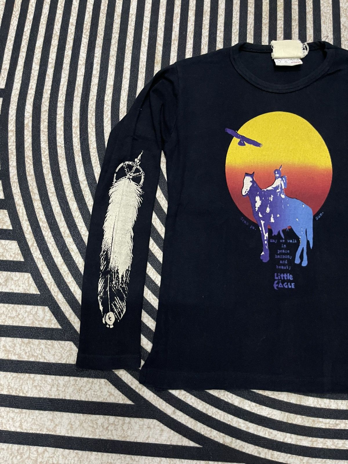 If Six Was Nine 90s INDIAN HERITAGE LONG SLEEVE TSHIRT RARE DESIGN Size M / US 6-8 / IT 42-44 - 3 Thumbnail