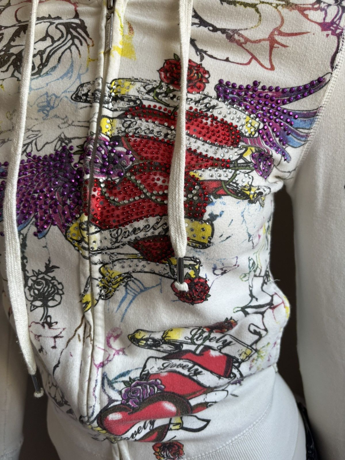 Ed Hardy Cool full tattoo printed zip hoodie Ed Hardy Japanese style Size US XS / EU 42 / 0 - 3 Thumbnail