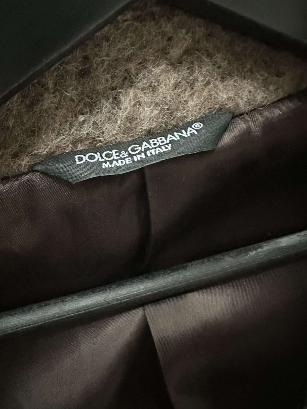 Dolce & Gabbana DOLCE & GABBANA Double Breasted Alpaca Wool Blend Coat Size US M / EU 48-50 / 2 - 11 Thumbnail
