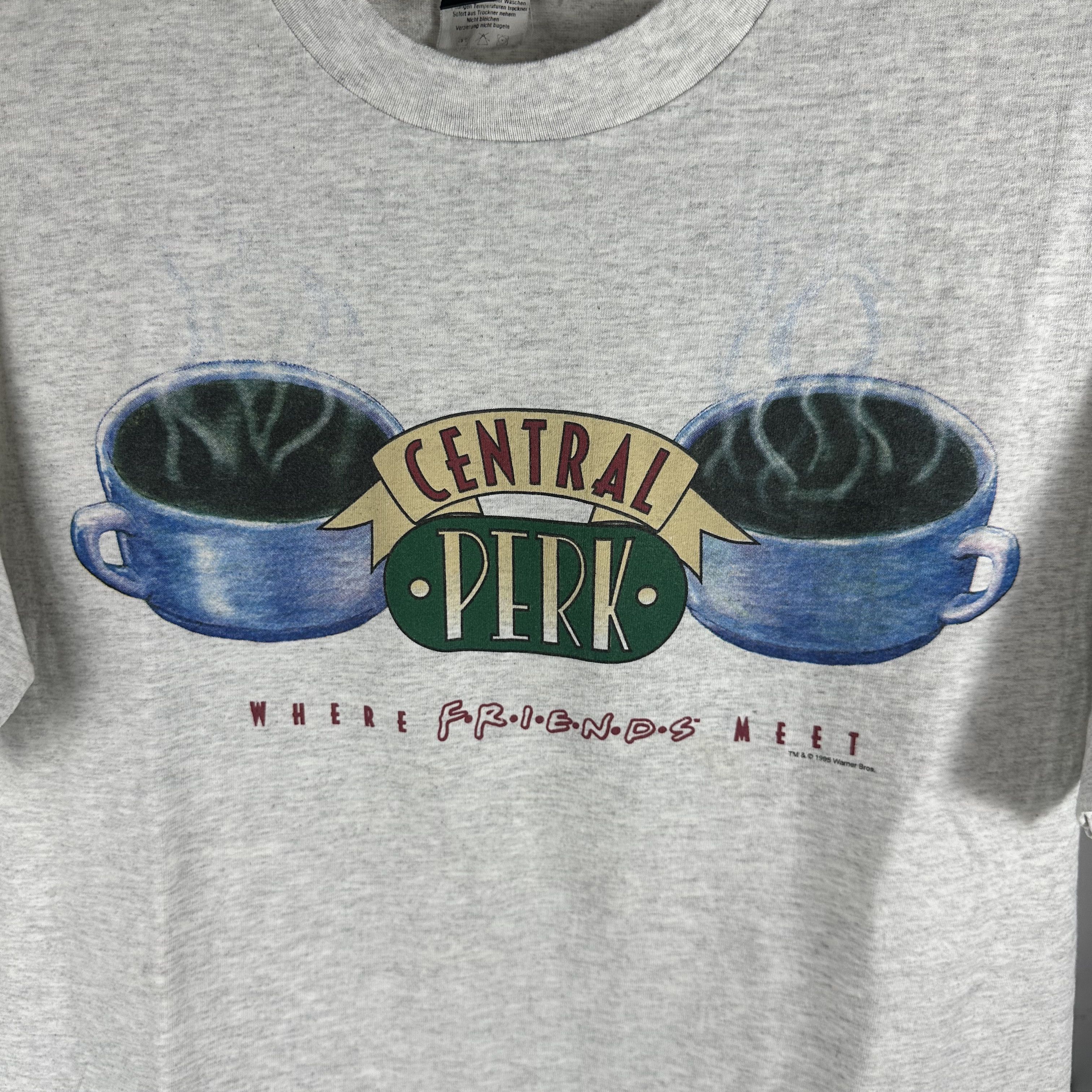 Vintage ​​1995 Friends Sitcom TV Series Central Perk Graphic T-shirt Size US L / EU 52-54 / 3 - 2 Thumbnail