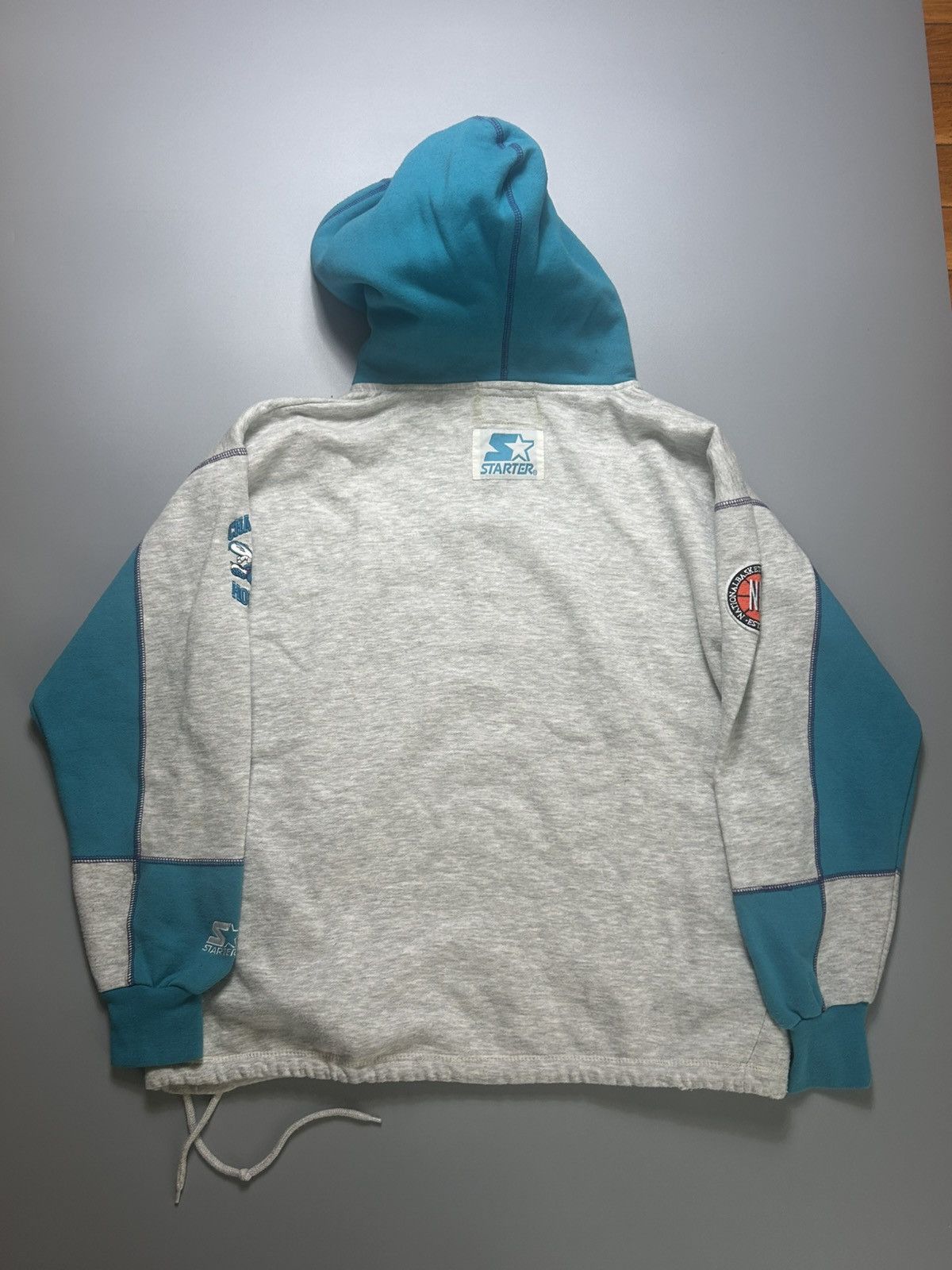 Starter Vintage Starter Charlotte Hornets Hoodie super rare 90s nba Size US M / EU 48-50 / 2 - 6 Thumbnail