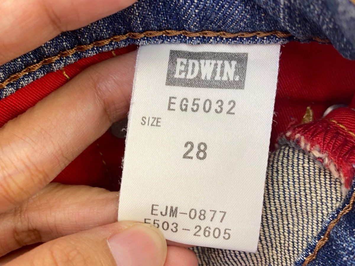 Edwin Edwin Blue Trip Light Blue Wash Style Straight Cut Jeans Size US 30 / EU 46 - 11 Thumbnail