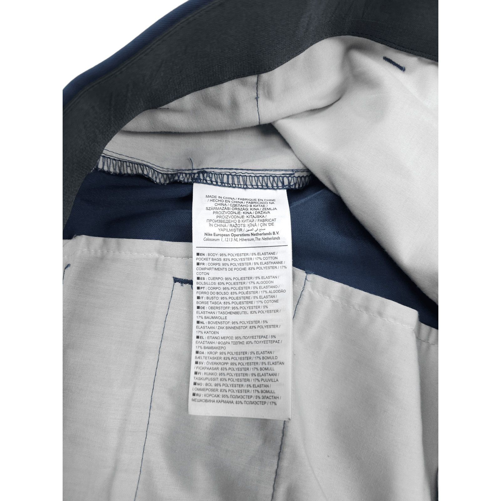 Nike 💎Vintage Nike Dri-Fit Swoosh Shorts Drill Pocket 90s Zipper Size US 34 / EU 50 - 6 Thumbnail