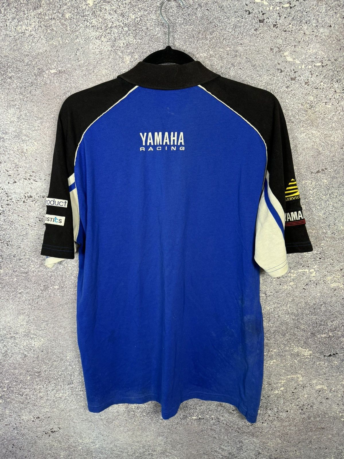 Vintage × Yamaha Vintage Yamaha Rob Mac Racing Superbike Moto Polo Shirt Size US L / EU 52-54 / 3 - 19 Thumbnail