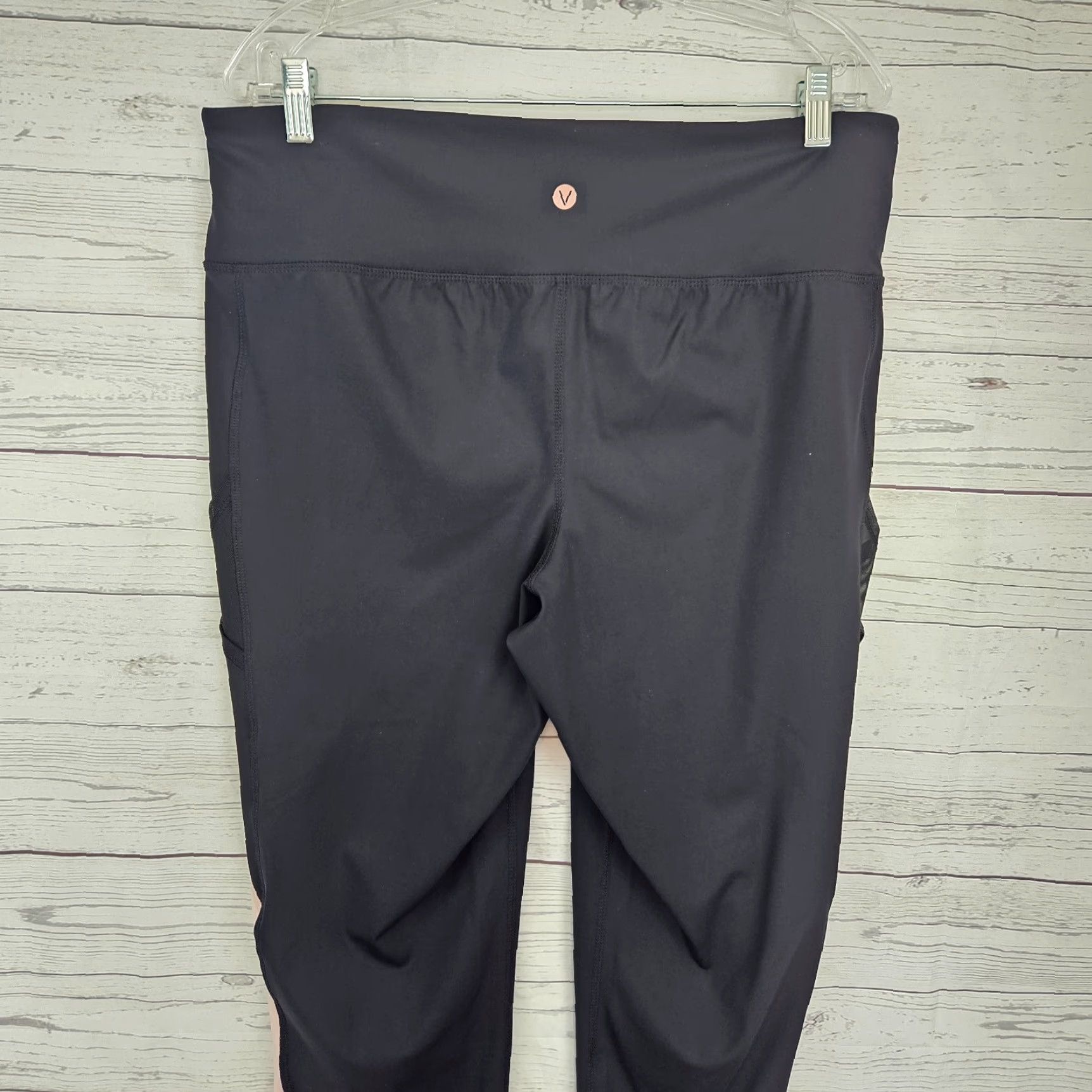 Vintage Livi Lane Bryant Womens Leggings Sz 18/20 Black Pink Laser Cut Pockets leggings 18 Womens Black Pink Pockets Ankle Activewear Evening? Size 40" / US 18 - 5 Thumbnail
