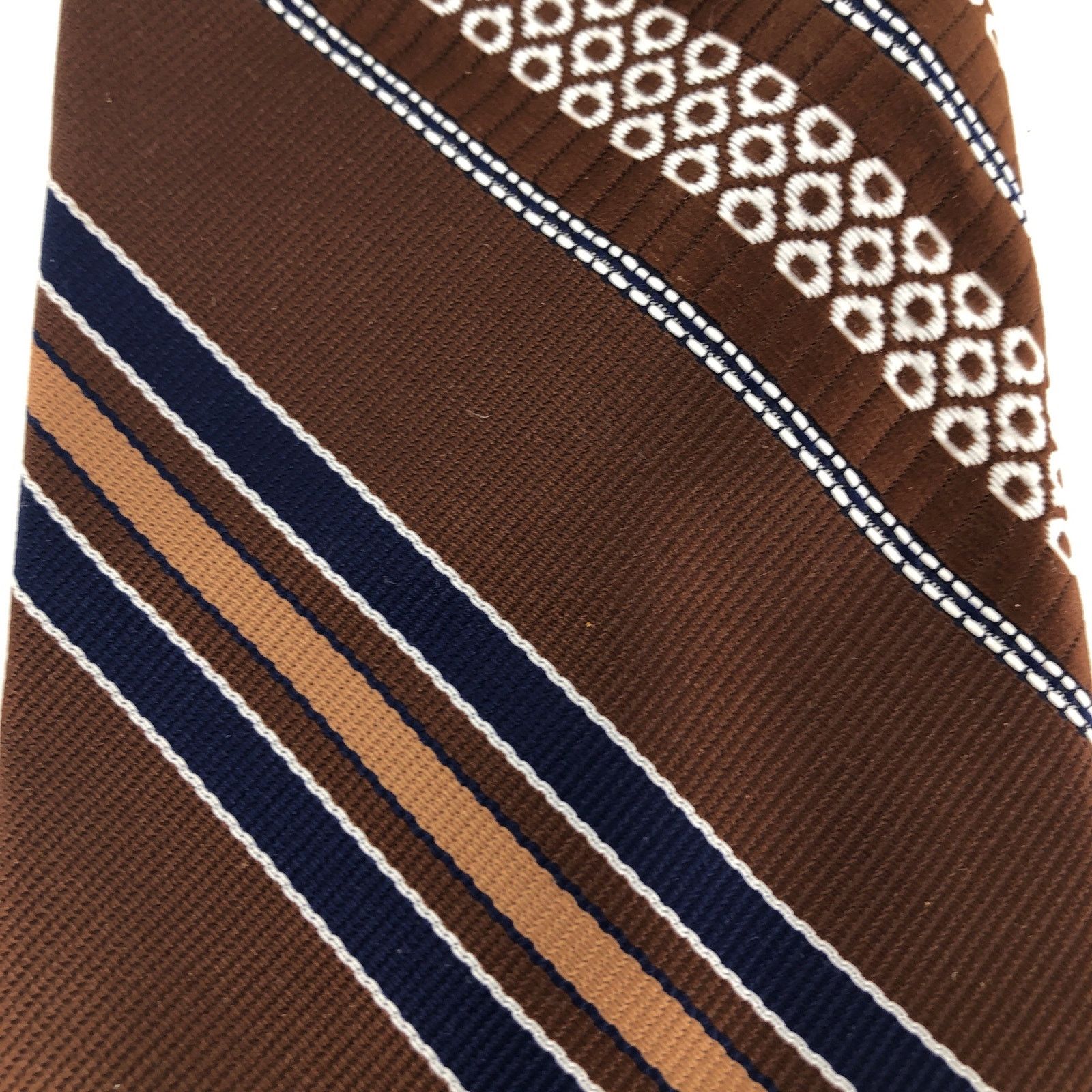 Vintage 70s wide striped neck tie 1970s vintage Size ONE SIZE - 3 Thumbnail