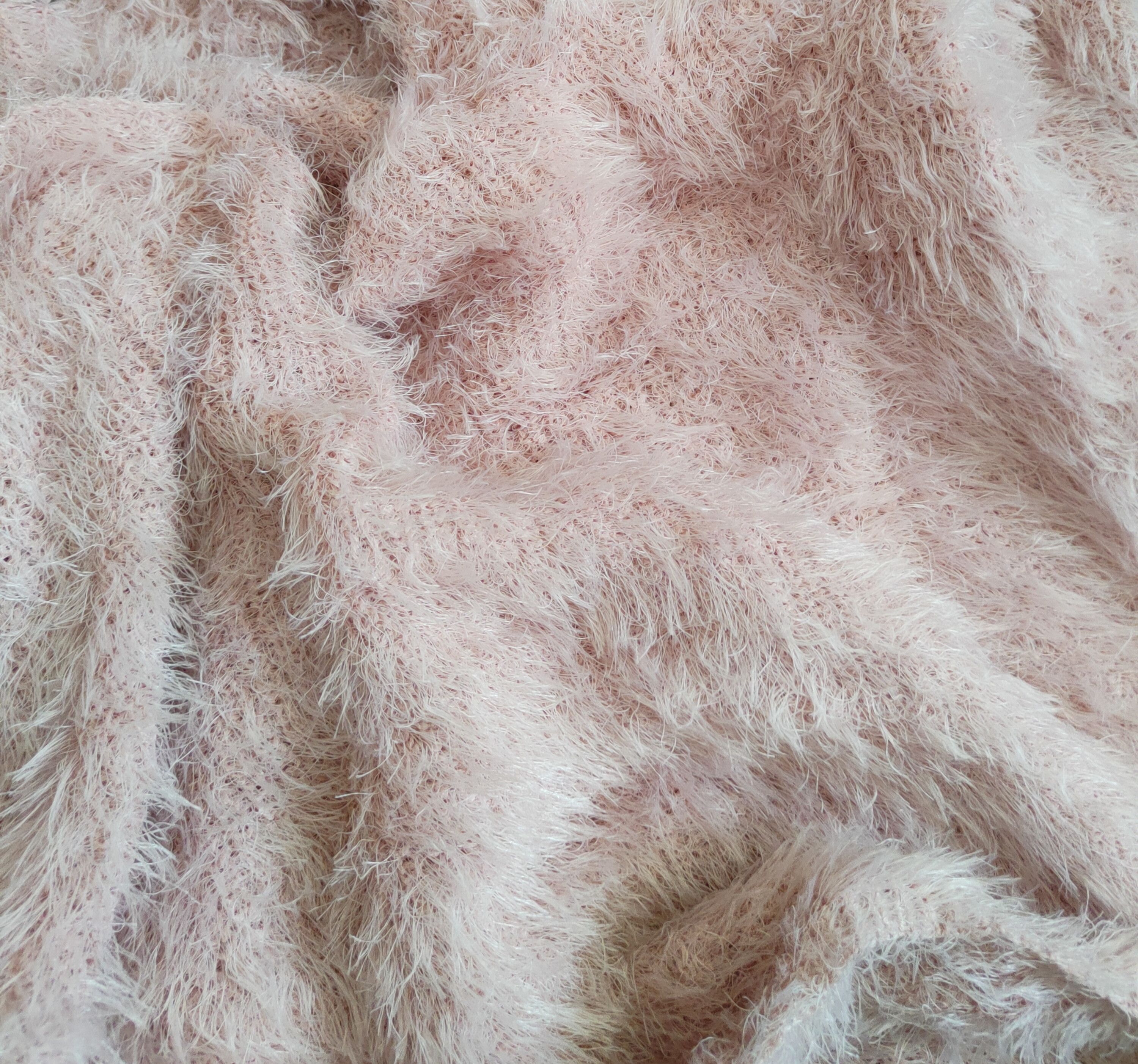 Aran Isles Knitwear Japanese Brand Pink Shag Shaggy Fur Mohair Knitwear #S2031 Size M / US 6-8 / IT 42-44 - 10 Thumbnail