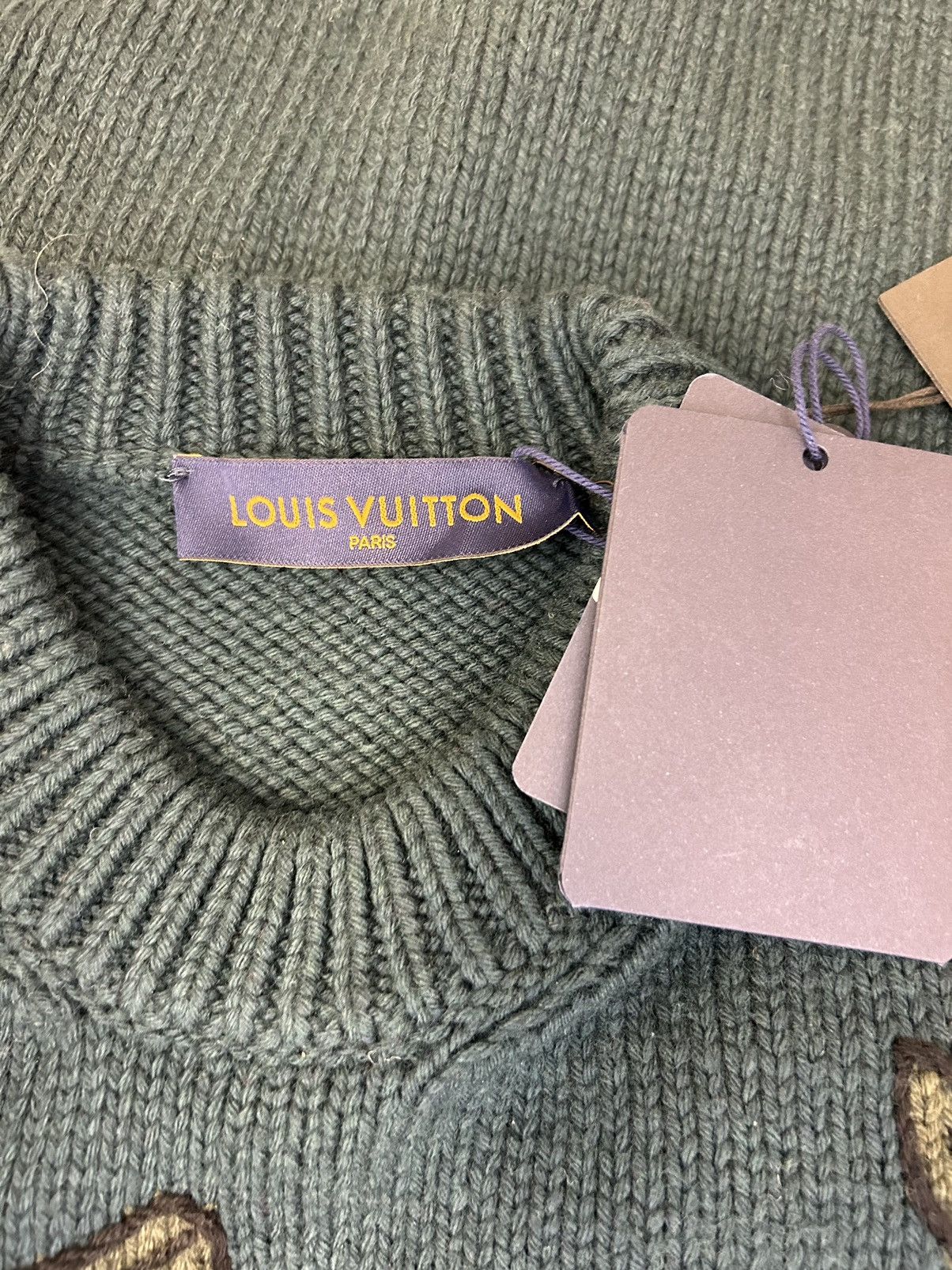 Louis Vuitton LOUIS VUITTON HANDKNIT CREWNECK SWEATER Size US L / EU 52-54 / 3 - 3 Thumbnail