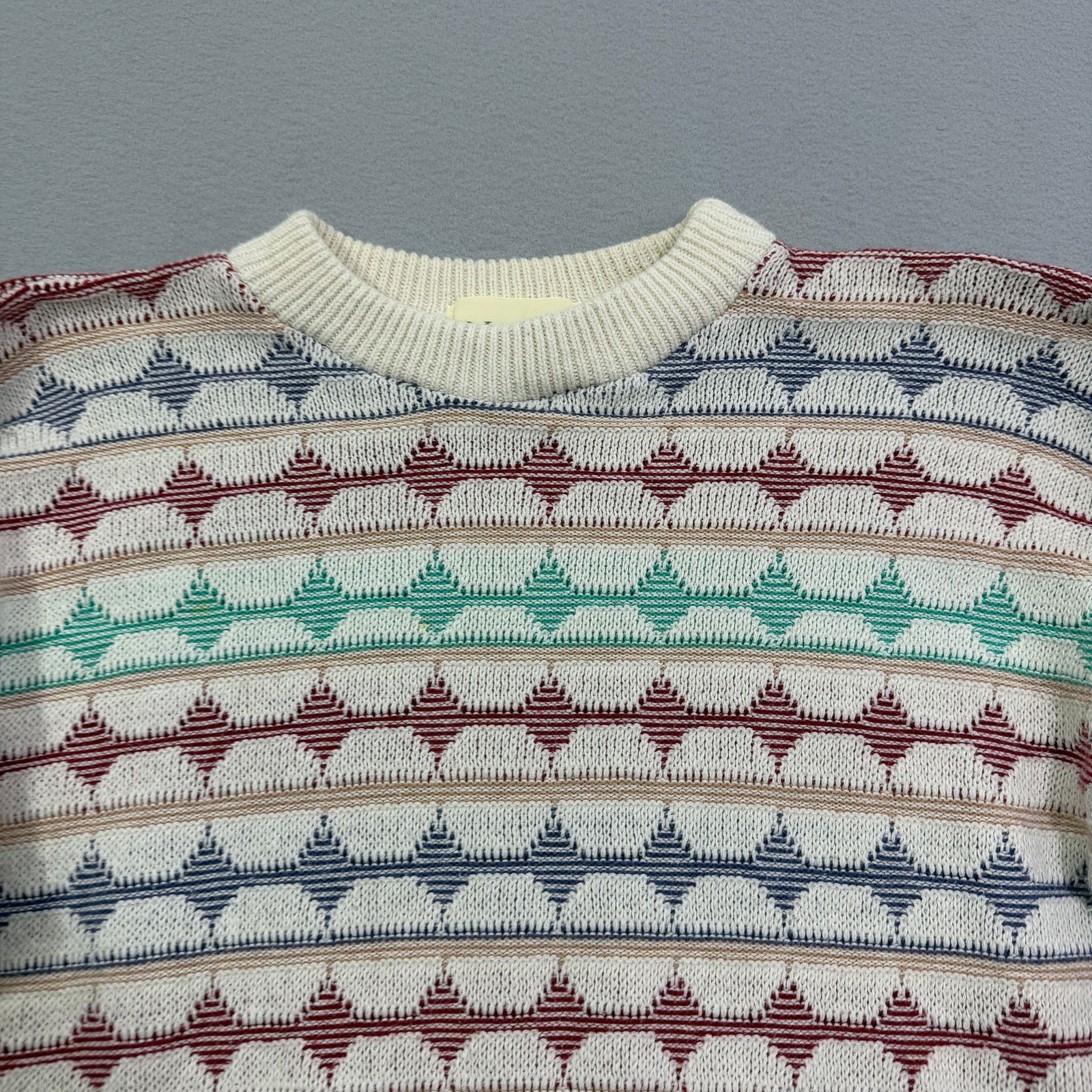 Vintage Vintage St Johns Bay Sweater Mens Extra Large Geometric Knit Size US XL / EU 56 / 4 - 3 Thumbnail