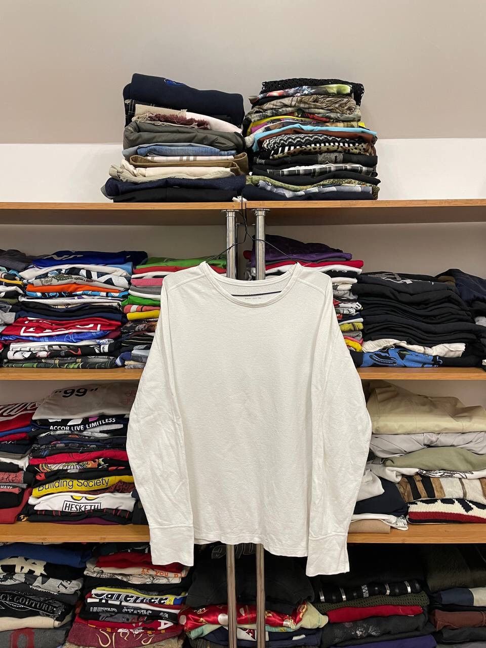 Allsaints AllSaints Muse Ls Crew White Long Sleeve Size US M / EU 48-50 / 2 - 1 Thumbnail