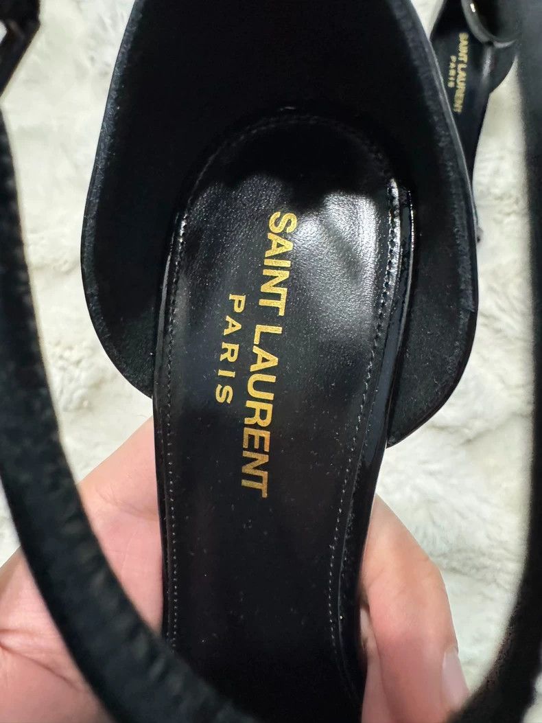 Saint Laurent Paris Saint Laurent Paris High heels with logo heels Size US 6.5 / IT 36.5 - 4 Thumbnail