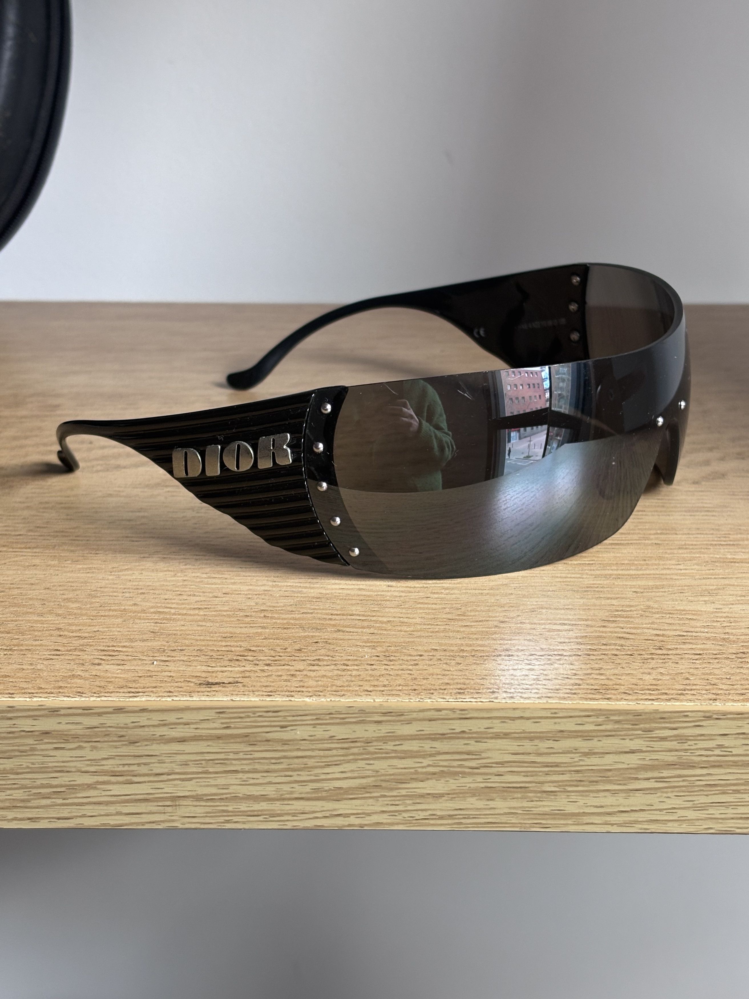 Dior DIOR Sunglasses Bike Wrap Shield Mask Ski Galliano Era Size ONE SIZE - 4 Thumbnail