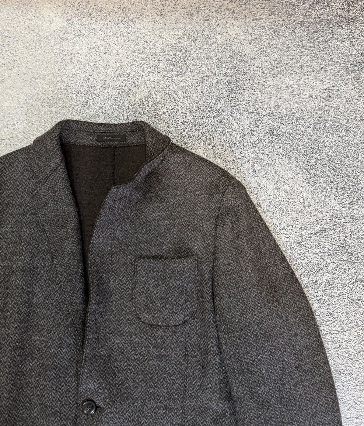 Armani Collezioni Armani Collezioni Men Wool Blazer Jacket Sport Coat 52R Size 42R - 6 Thumbnail