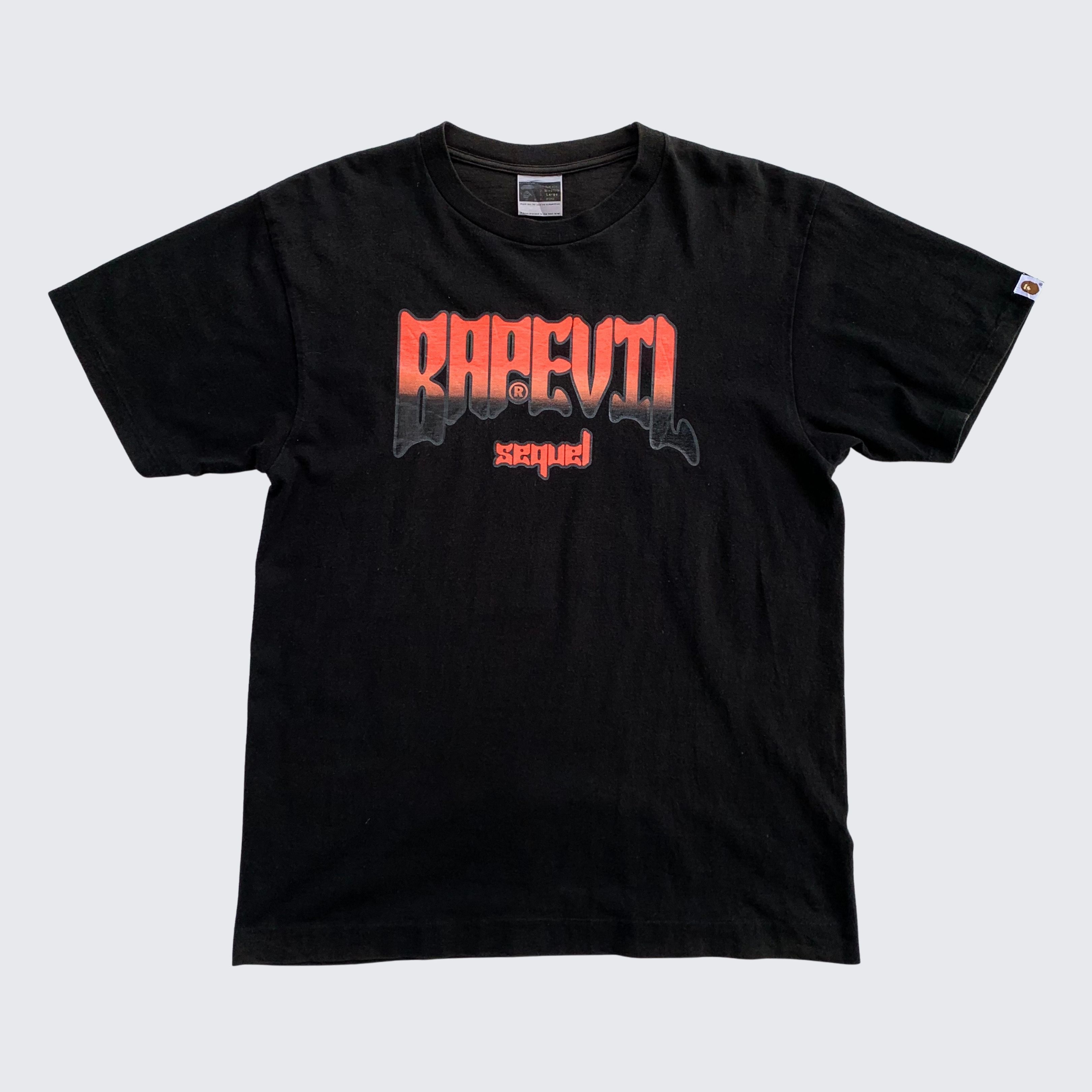 Bape Vintage 2001 Bapevil By A Bathing Ape Made In Japan Tee Size US L / EU 52-54 / 3 - 1 Thumbnail