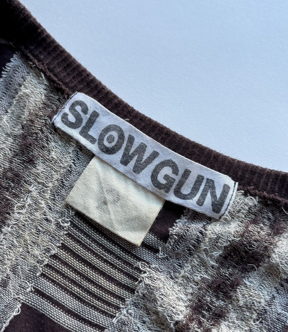 Japanese Brand VTG SLOWGUN Asymmetrical Warped Sweater Vest Size US M / EU 48-50 / 2 - 5 Thumbnail