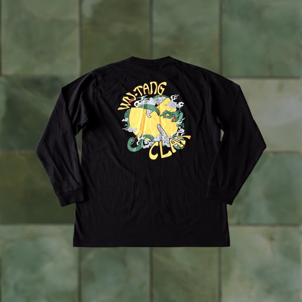 Vintage RAP TREE WU TANG CLAN LONGSLEEVE SHIRT COTTON MADE IN USA BLACK XL MEN'S Size US XL / EU 56 / 4 - 1 Thumbnail
