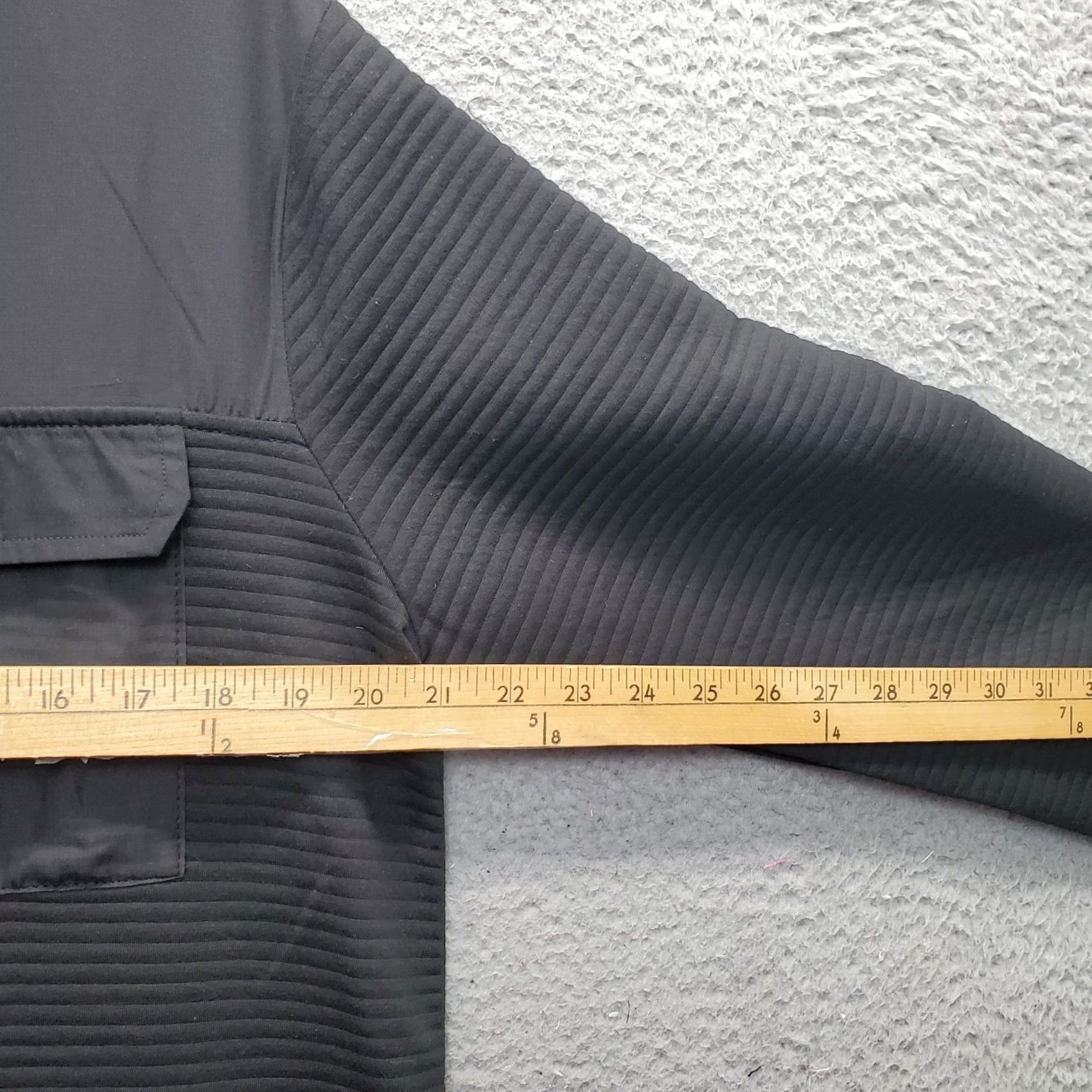 Nomad Nomad Pullover Jacket Mens M Black Cotton Pocket Mock Neck 1/4 Snap Front Size US M / EU 48-50 / 2 - 4 Thumbnail