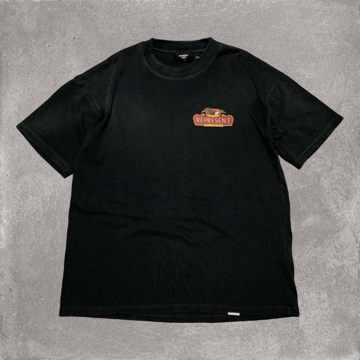 Represent Clo. Represent Small Eagle End Stained Black Tee Size US S / EU 44-46 / 1 - 2 Thumbnail