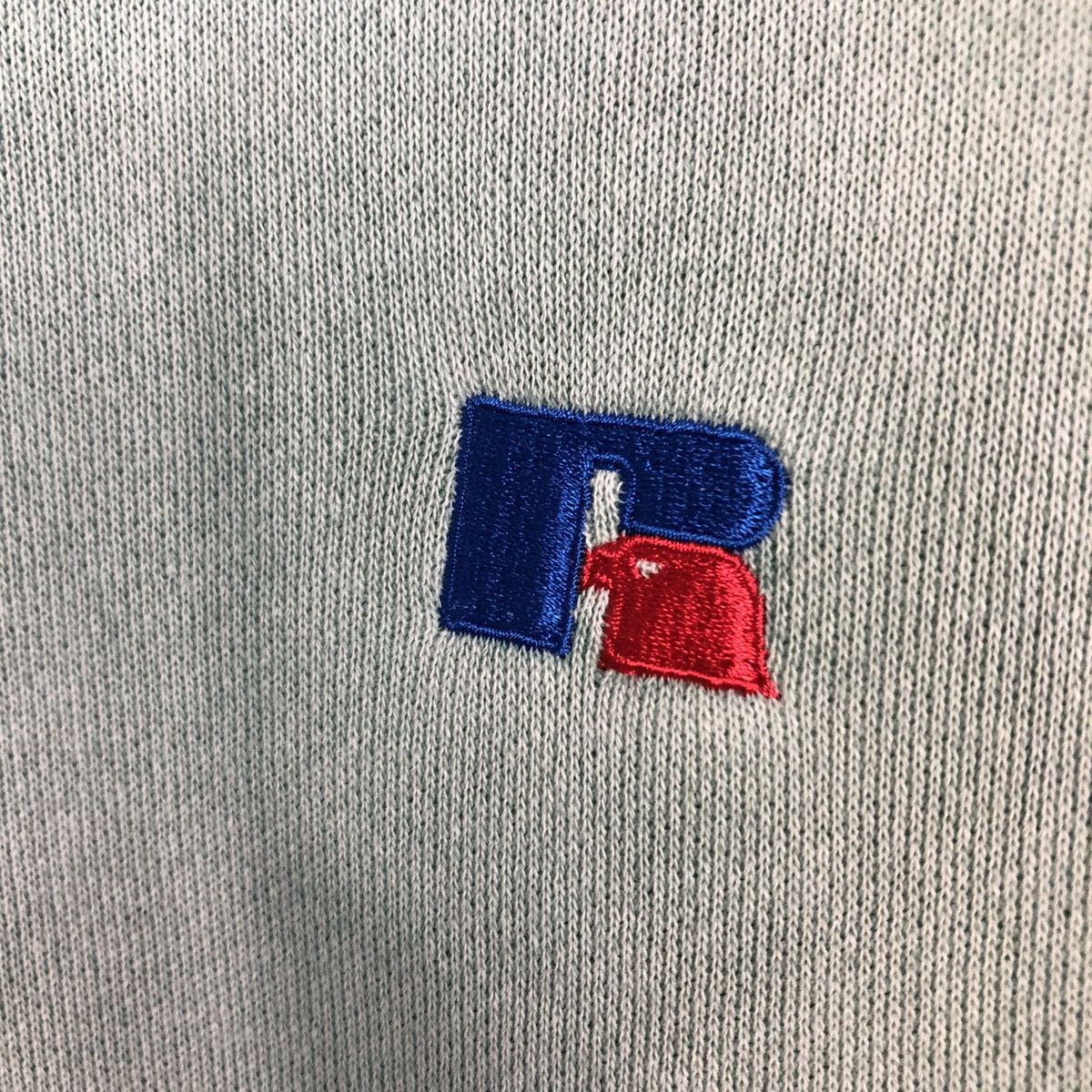 Japanese Brand Vintage Russell Athletic Green Sweatshirt FadedWash Crewneck Size US M / EU 48-50 / 2 - 14 Thumbnail
