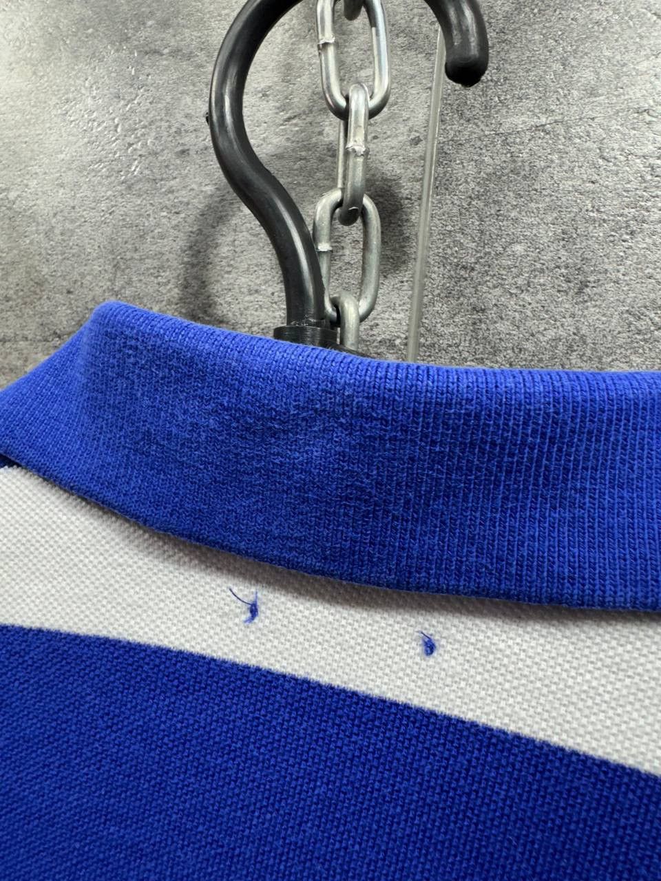 Ralph Lauren Polo Ralph Lauren Navy Blue White Striped Custom Fit Polo Size US M / EU 48-50 / 2 - 13 Thumbnail