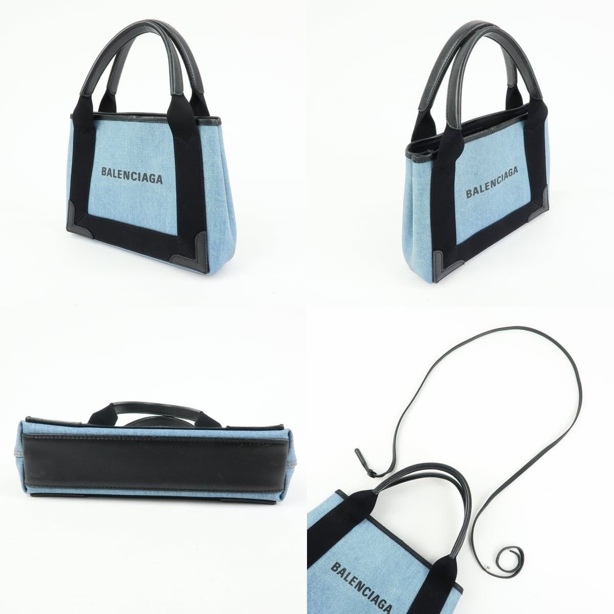 Balenciaga Balenciaga Cabas XS Denim Tote Blue Size ONE SIZE - 3 Thumbnail